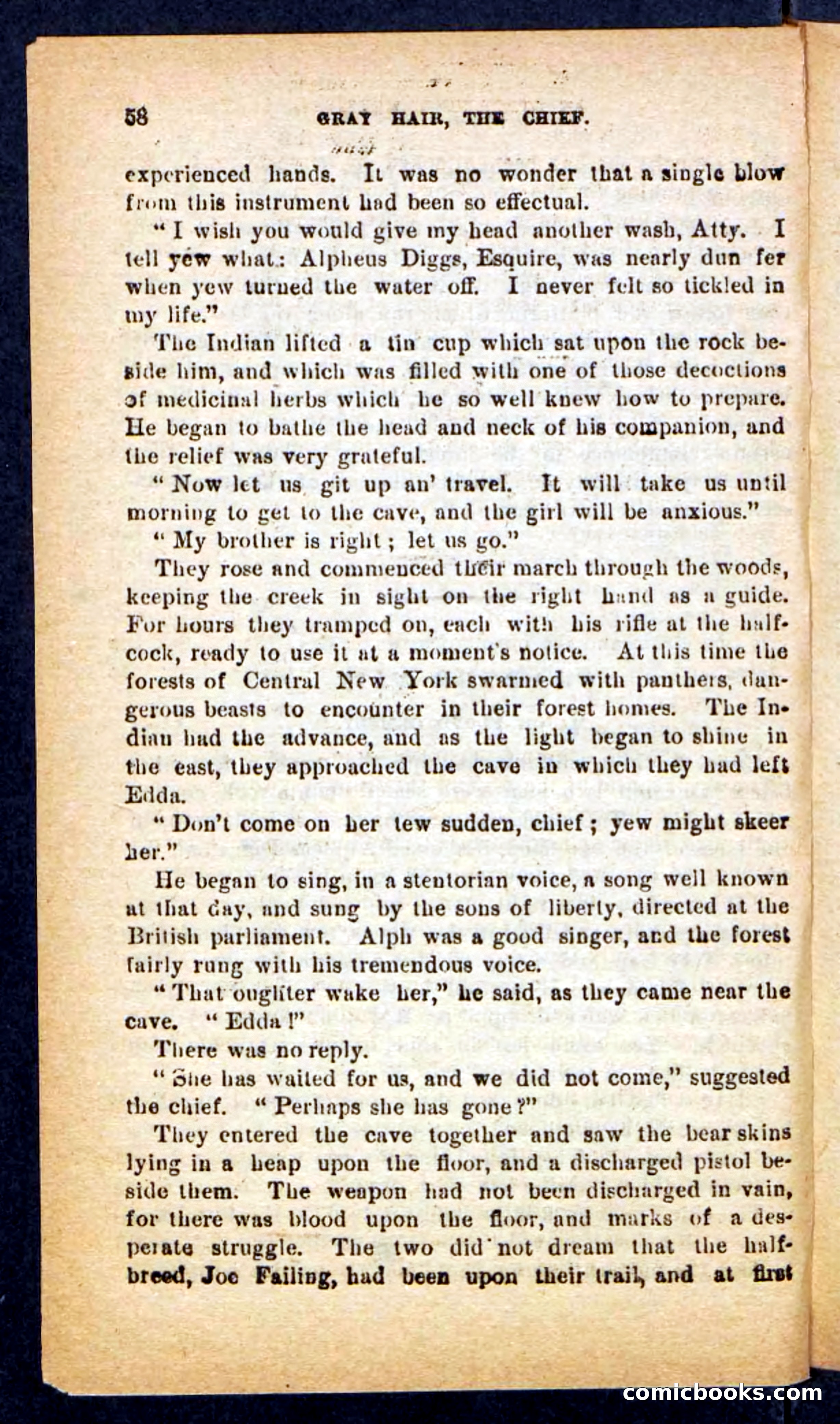 Beadle's Pocket Novels No. 249: Gray Hair, the Chief — page 54 of 100