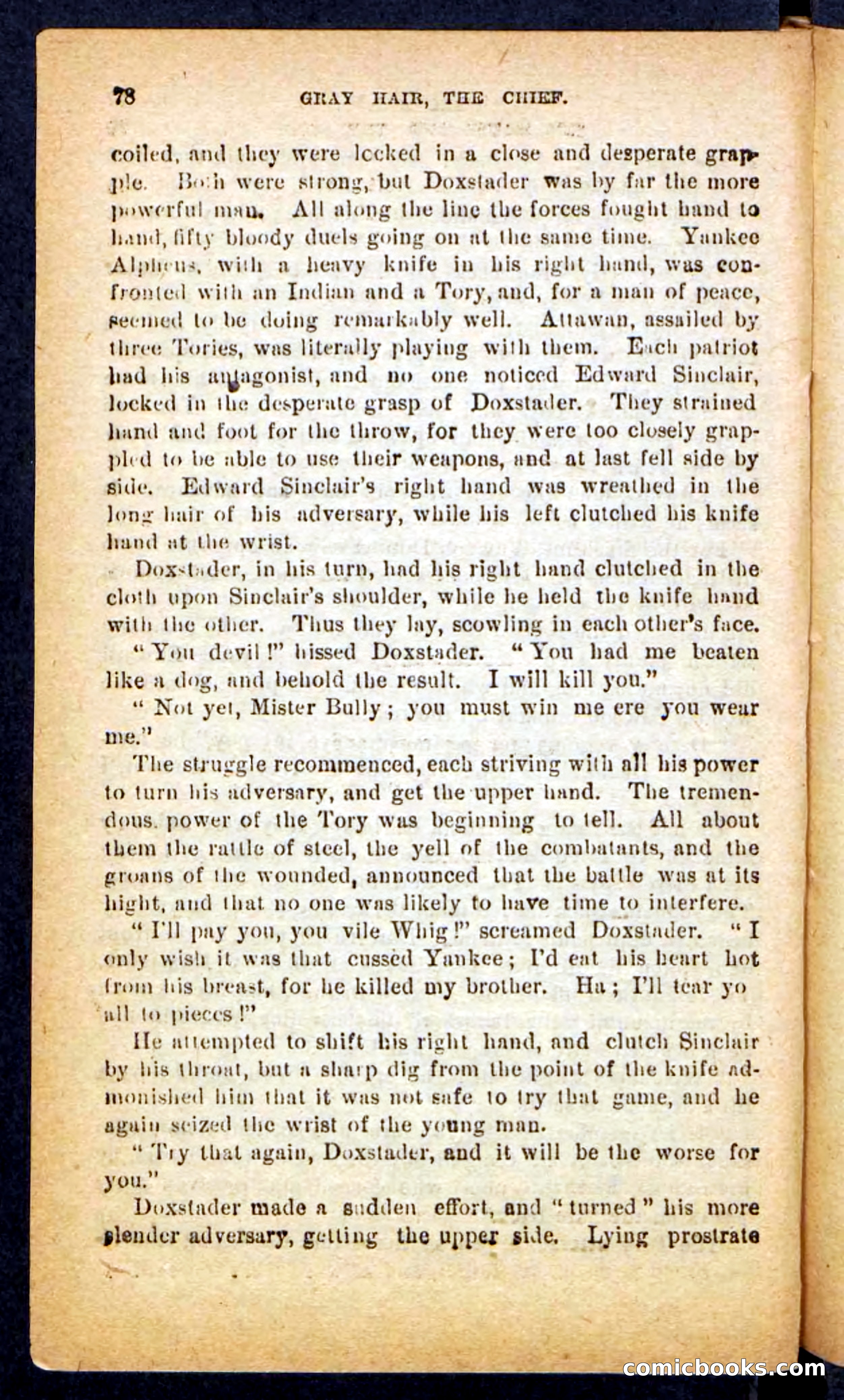 Beadle's Pocket Novels No. 249: Gray Hair, the Chief — page 74 of 100
