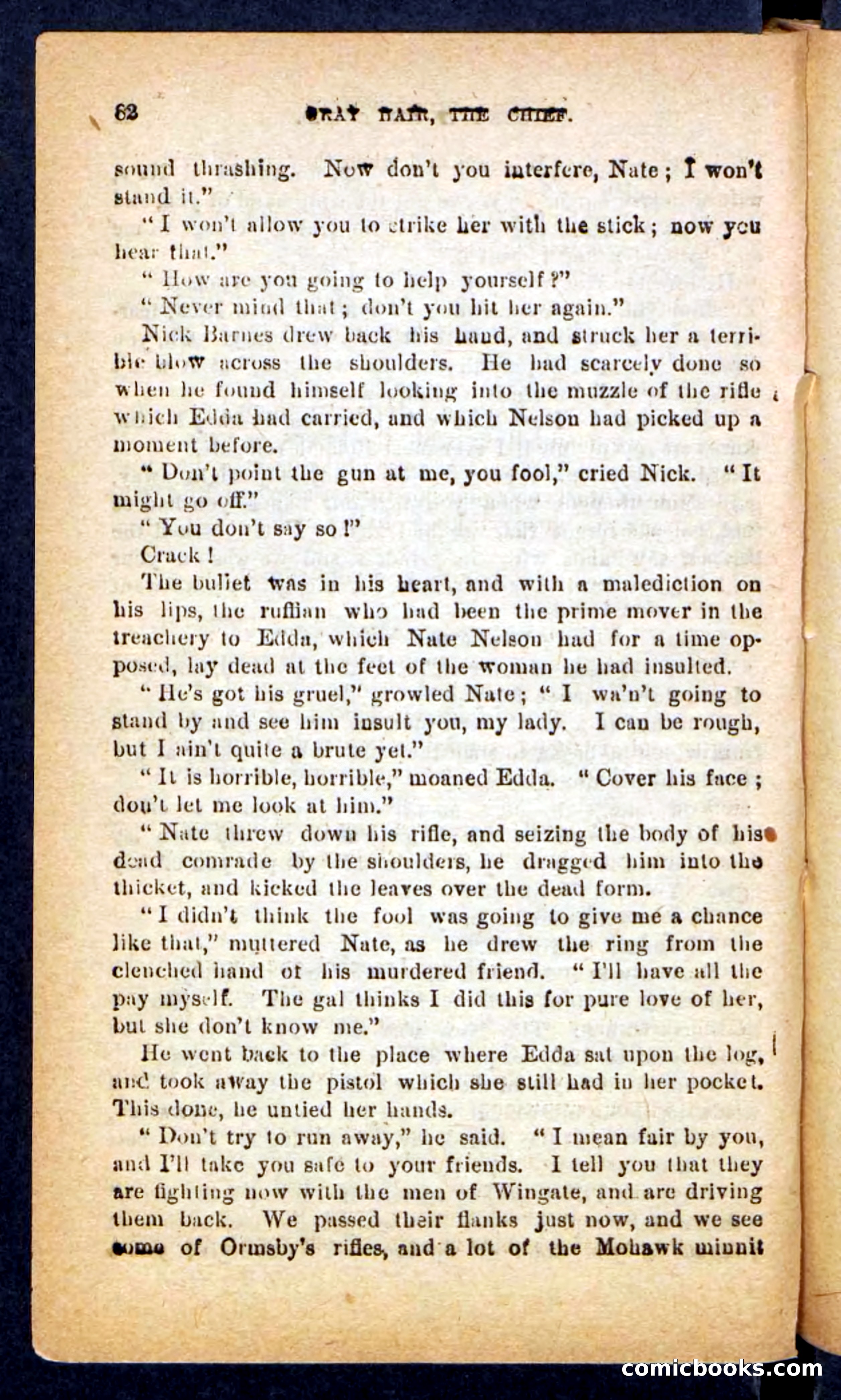 Beadle's Pocket Novels No. 249: Gray Hair, the Chief — page 78 of 100
