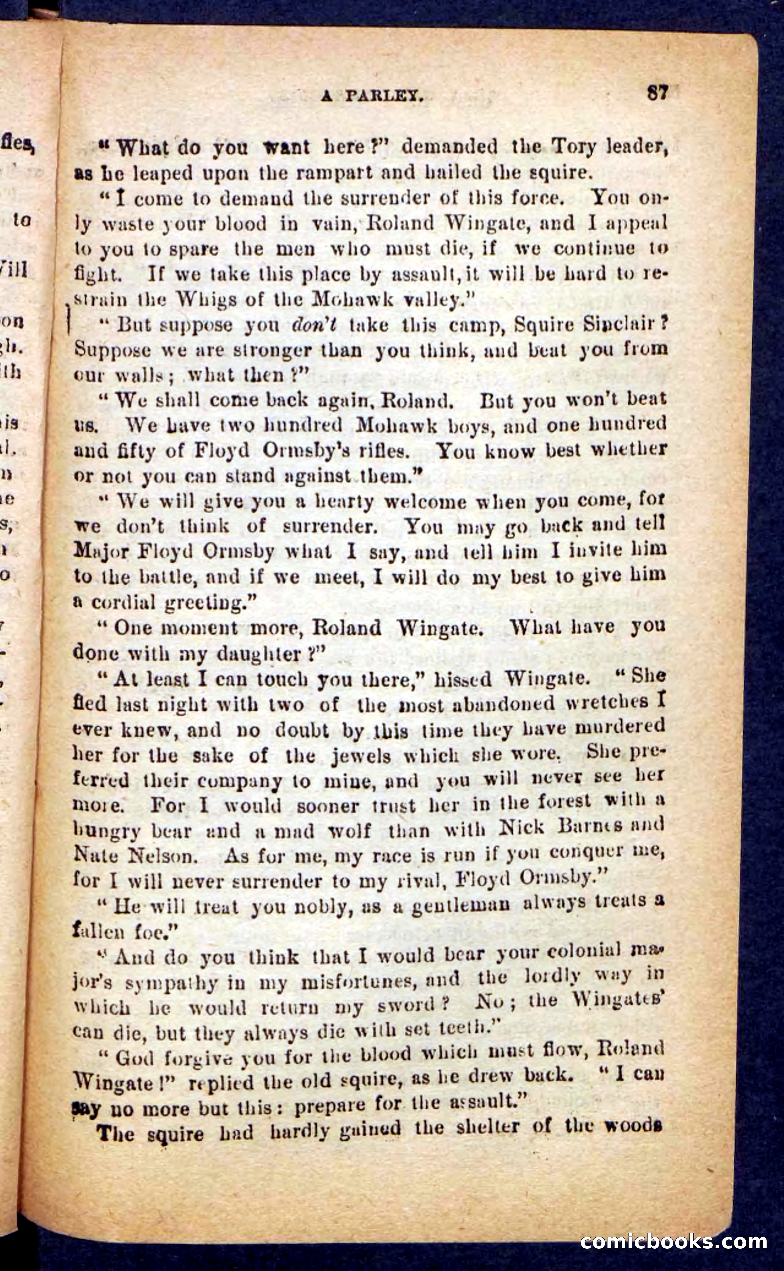 Beadle's Pocket Novels No. 249: Gray Hair, the Chief — page 83 of 100