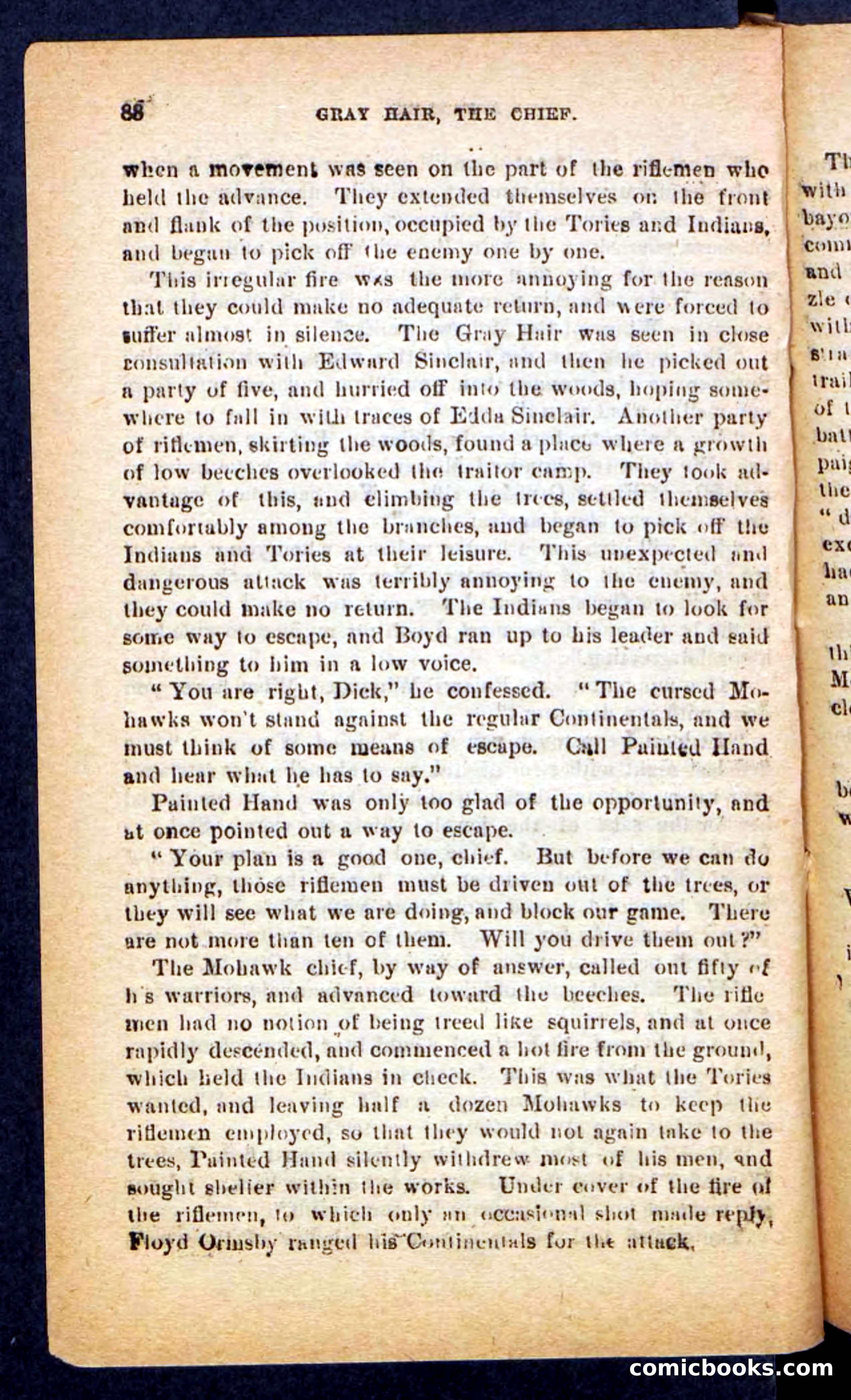 Beadle's Pocket Novels No. 249: Gray Hair, the Chief — page 84 of 100