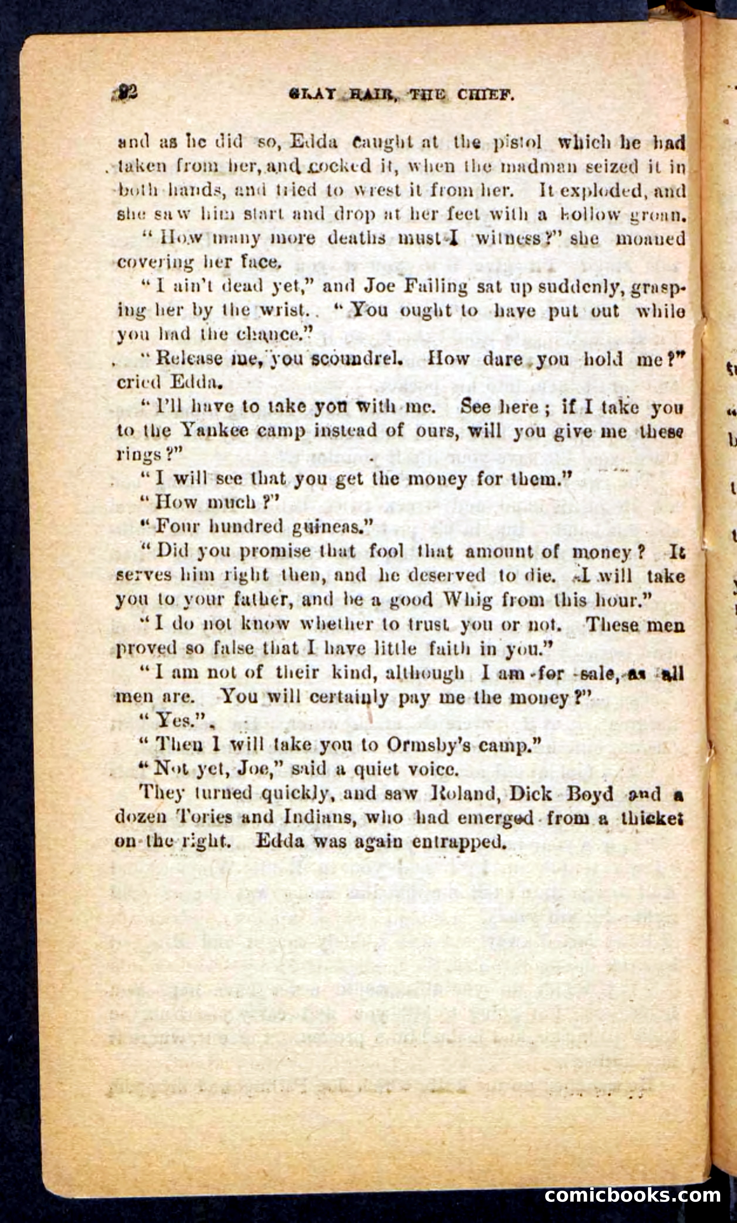 Beadle's Pocket Novels No. 249: Gray Hair, the Chief — page 88 of 100