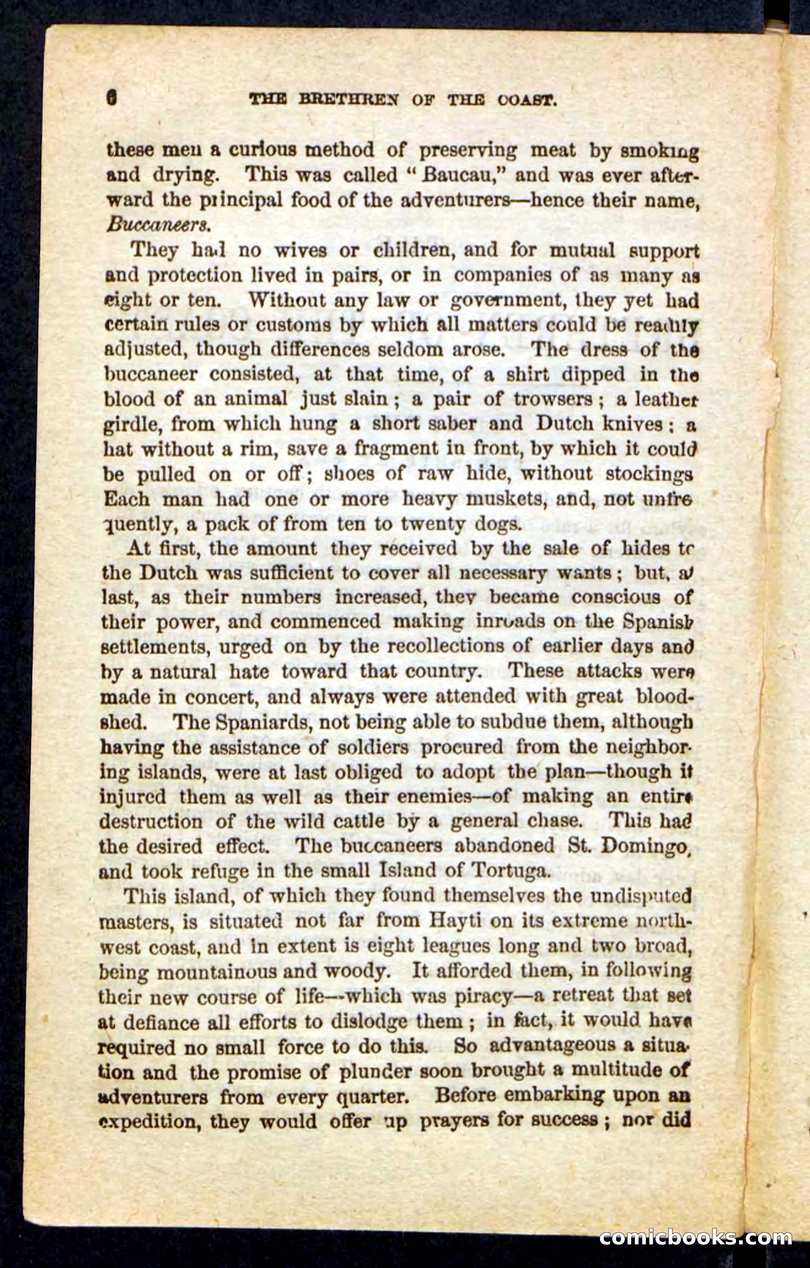 Beadle's Pocket Novels No. 255: The Brethren of the Coast — page 6 of 100