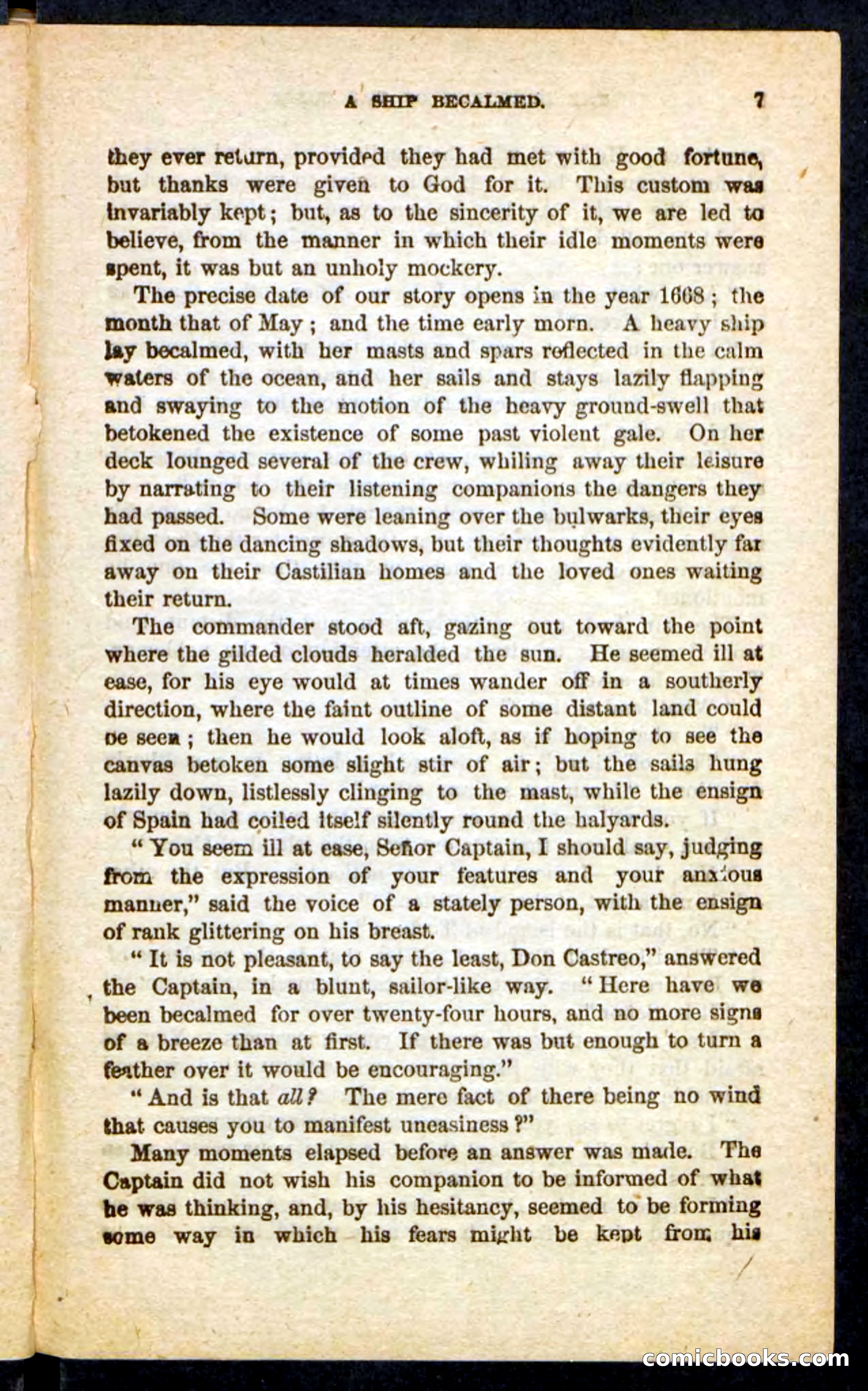 Beadle's Pocket Novels No. 255: The Brethren of the Coast — page 7 of 100