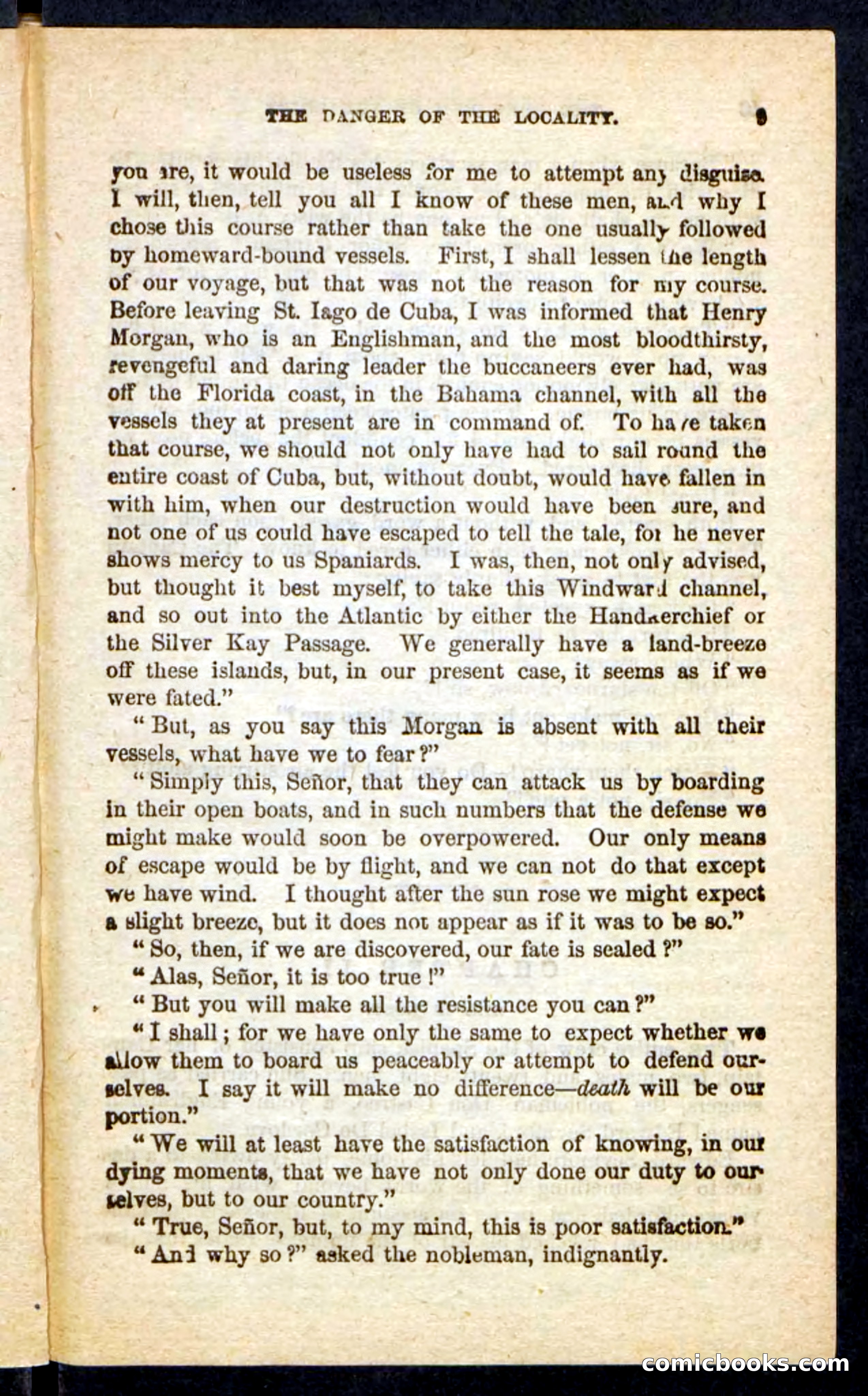 Beadle's Pocket Novels No. 255: The Brethren of the Coast — page 9 of 100