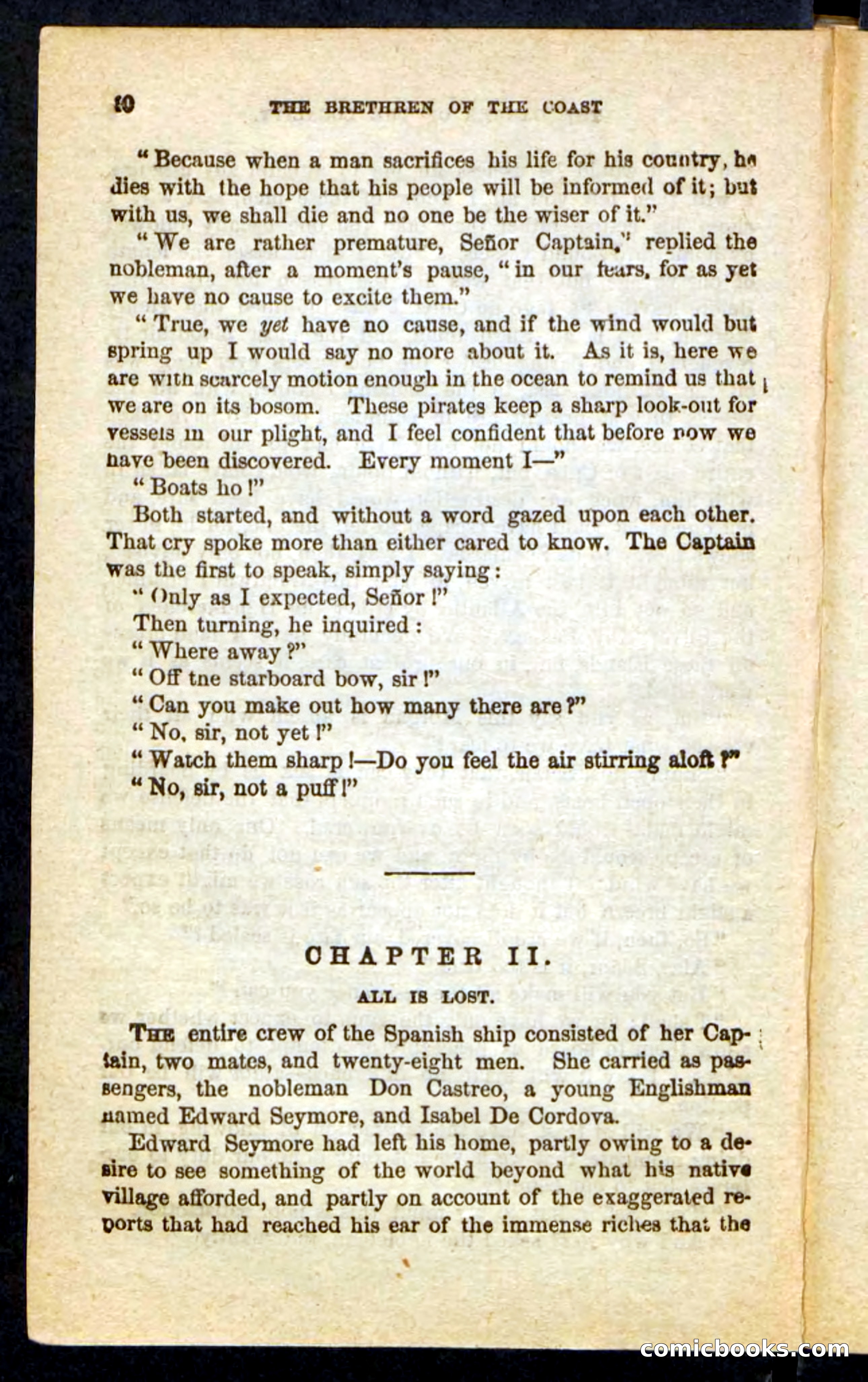 Beadle's Pocket Novels No. 255: The Brethren of the Coast — page 10 of 100