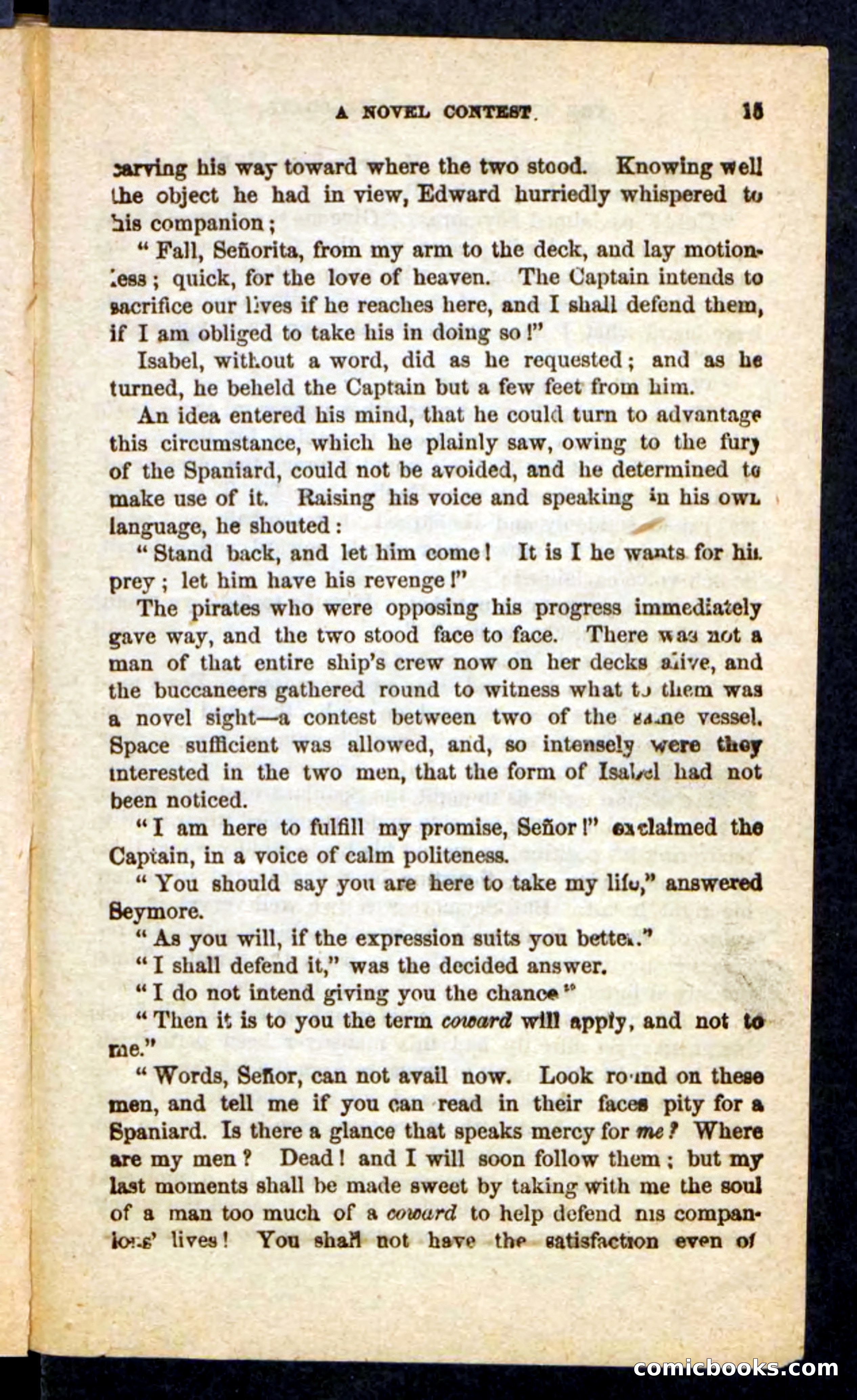 Beadle's Pocket Novels No. 255: The Brethren of the Coast — page 15 of 100