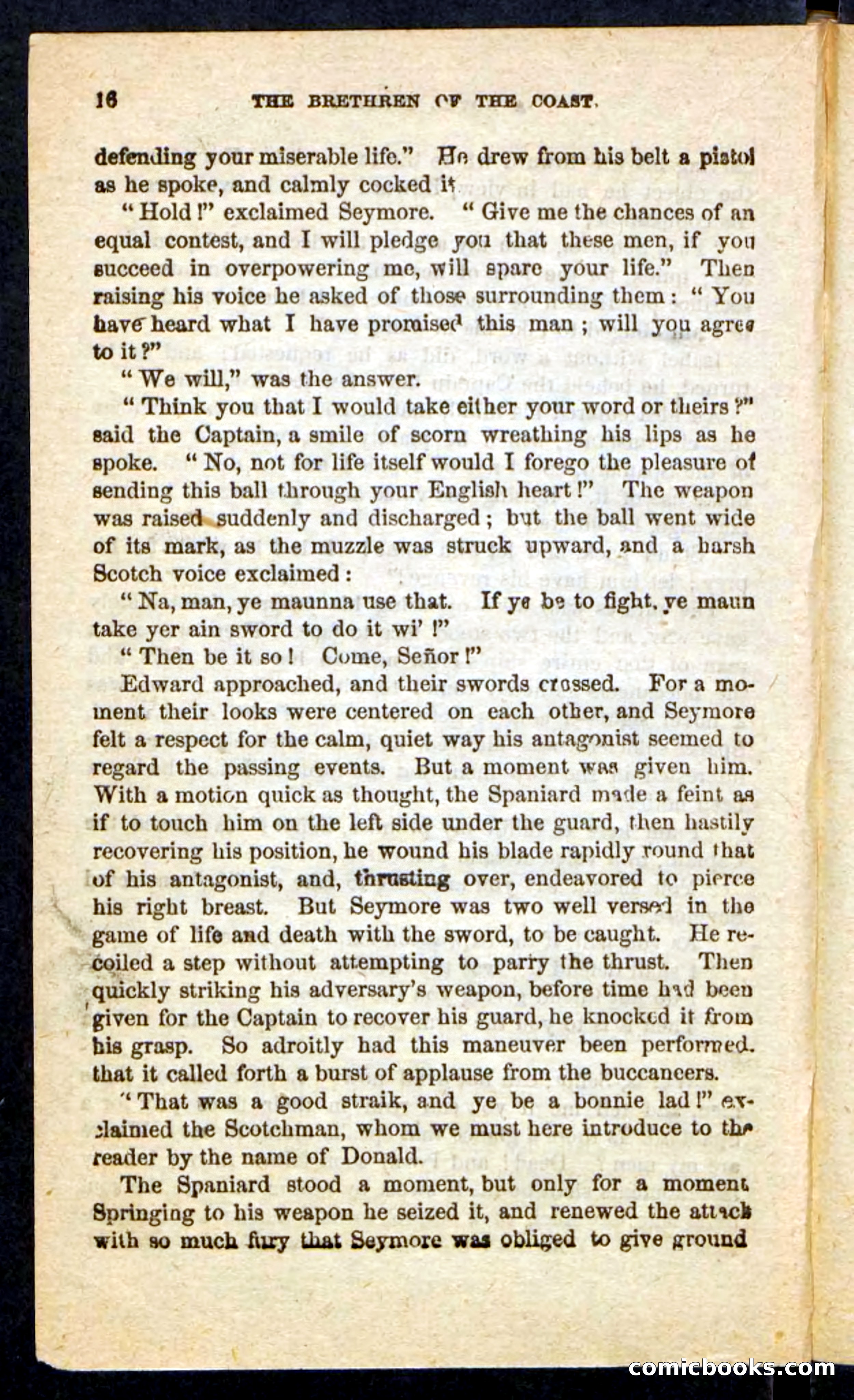 Beadle's Pocket Novels No. 255: The Brethren of the Coast — page 16 of 100
