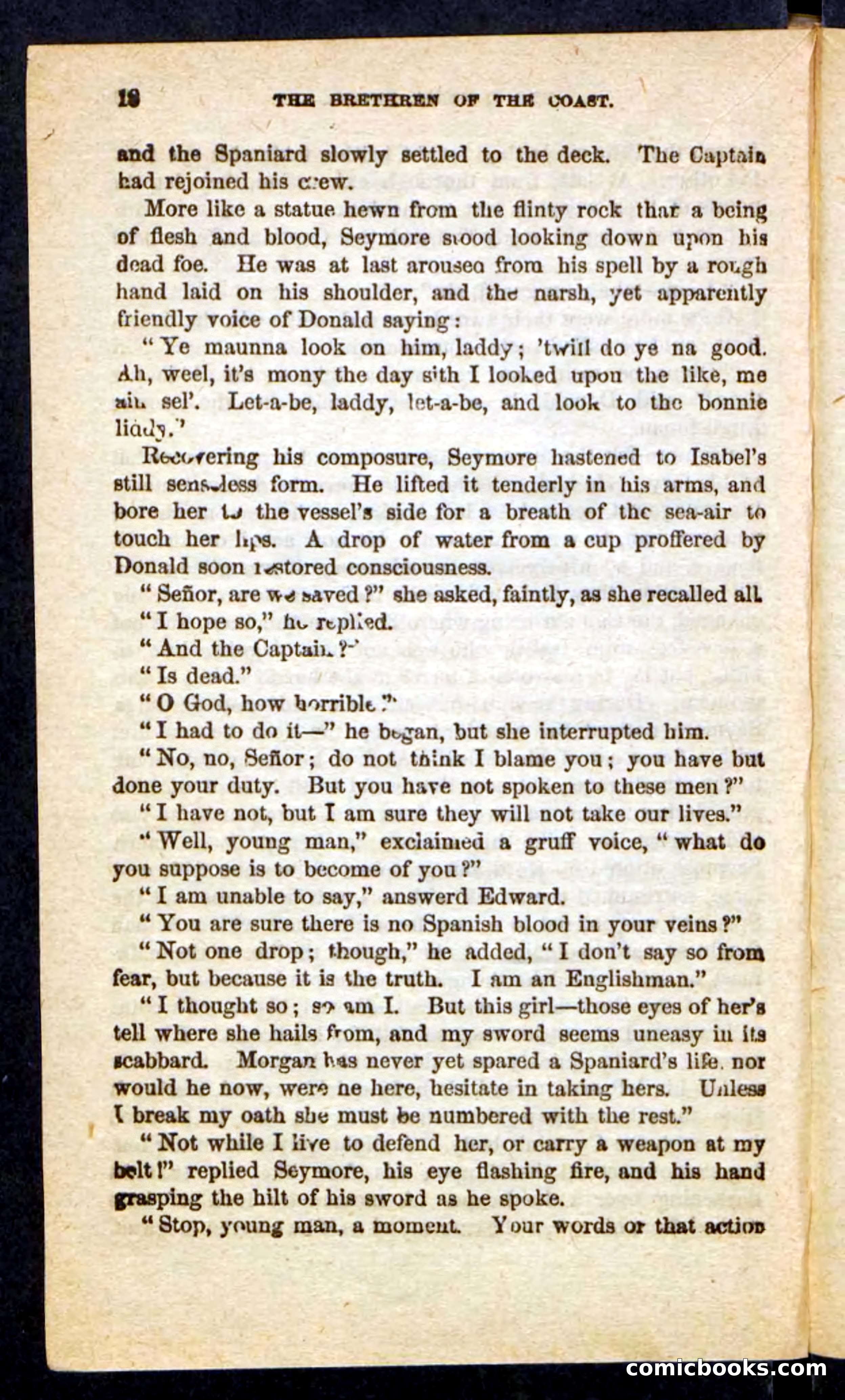 Beadle's Pocket Novels No. 255: The Brethren of the Coast — page 18 of 100