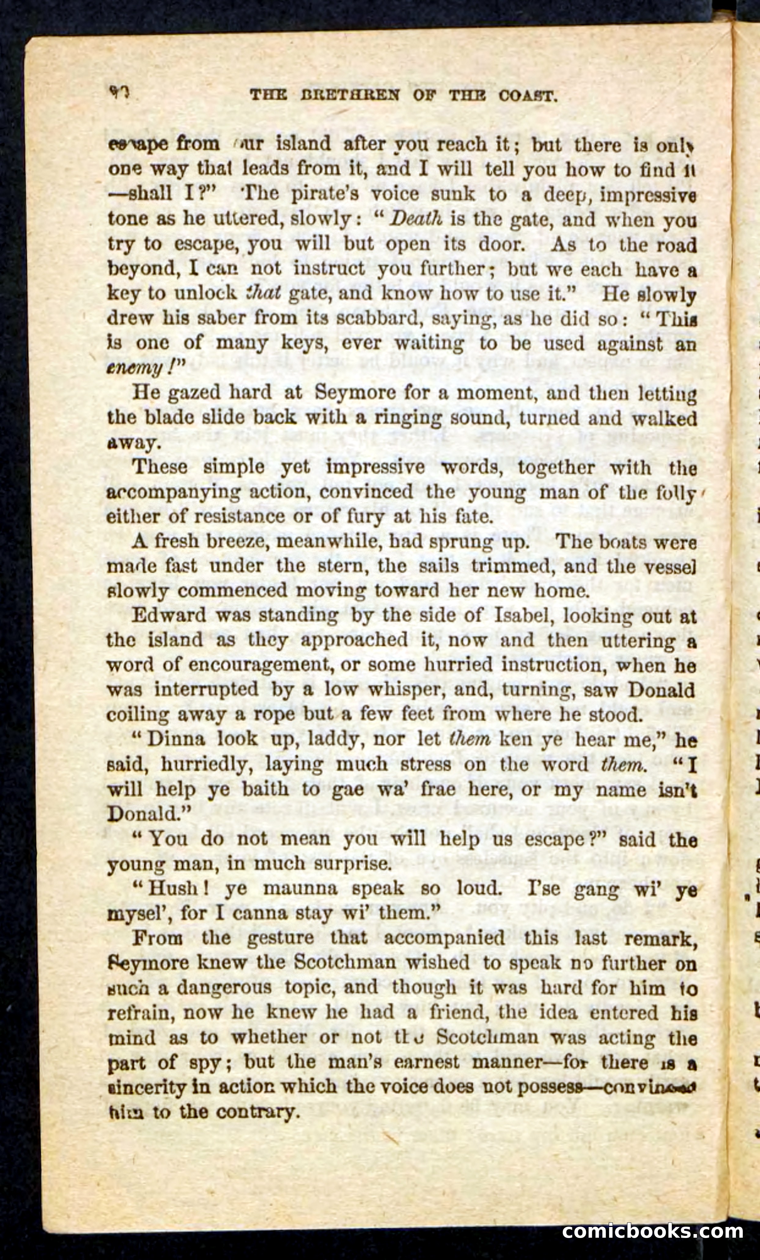 Beadle's Pocket Novels No. 255: The Brethren of the Coast — page 20 of 100