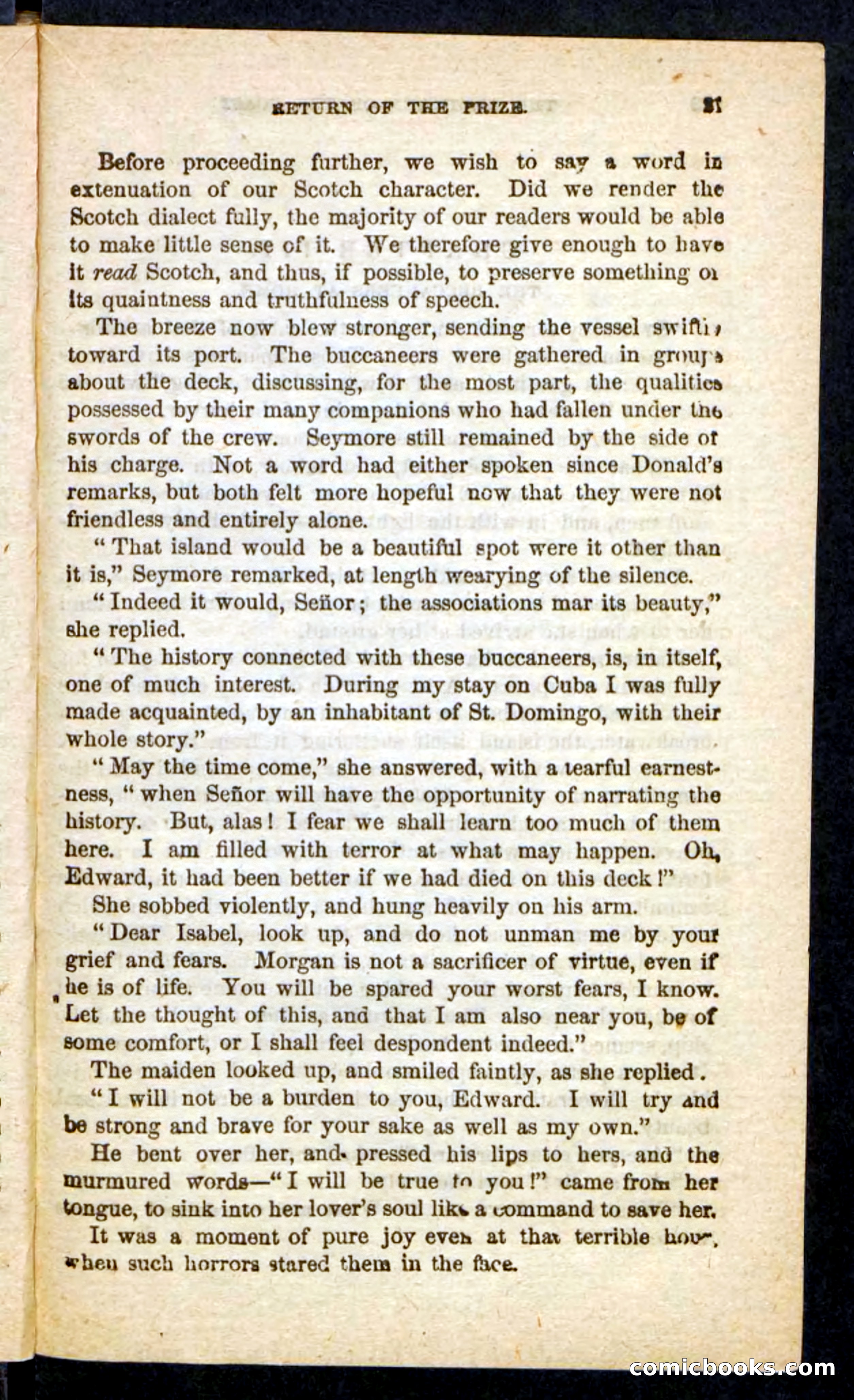 Beadle's Pocket Novels No. 255: The Brethren of the Coast — page 21 of 100