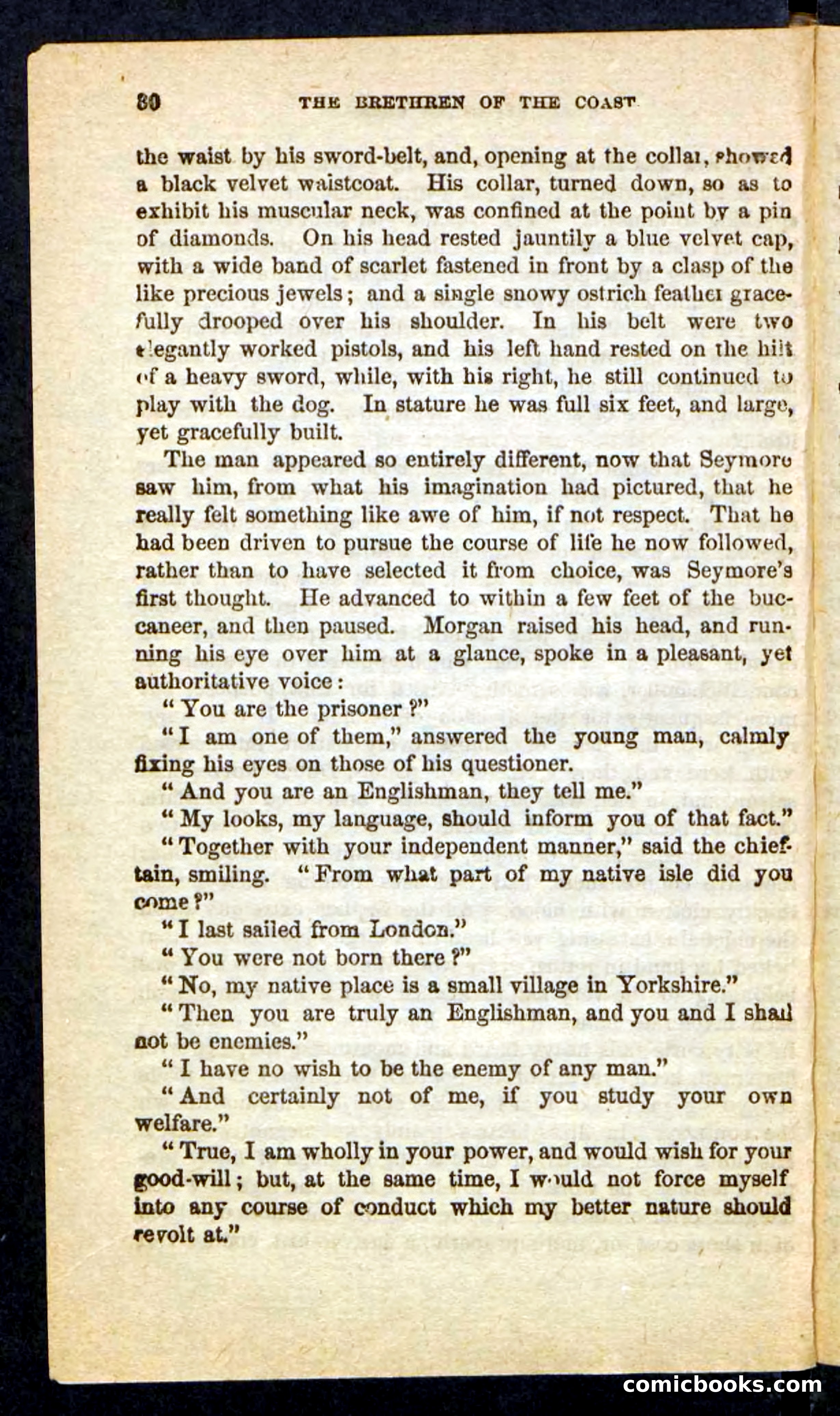 Beadle's Pocket Novels No. 255: The Brethren of the Coast — page 30 of 100