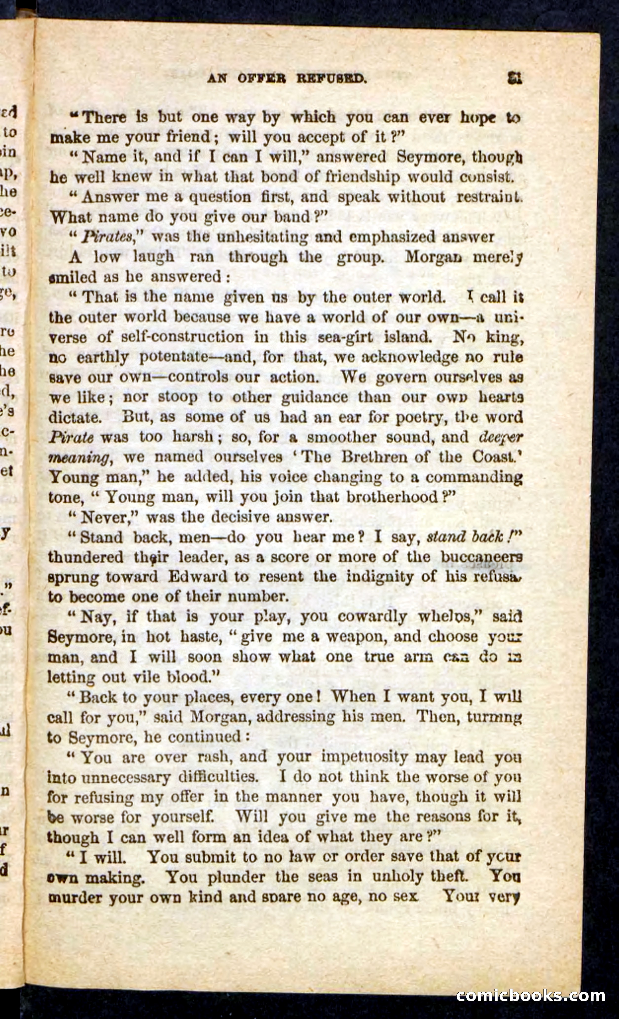 Beadle's Pocket Novels No. 255: The Brethren of the Coast — page 31 of 100