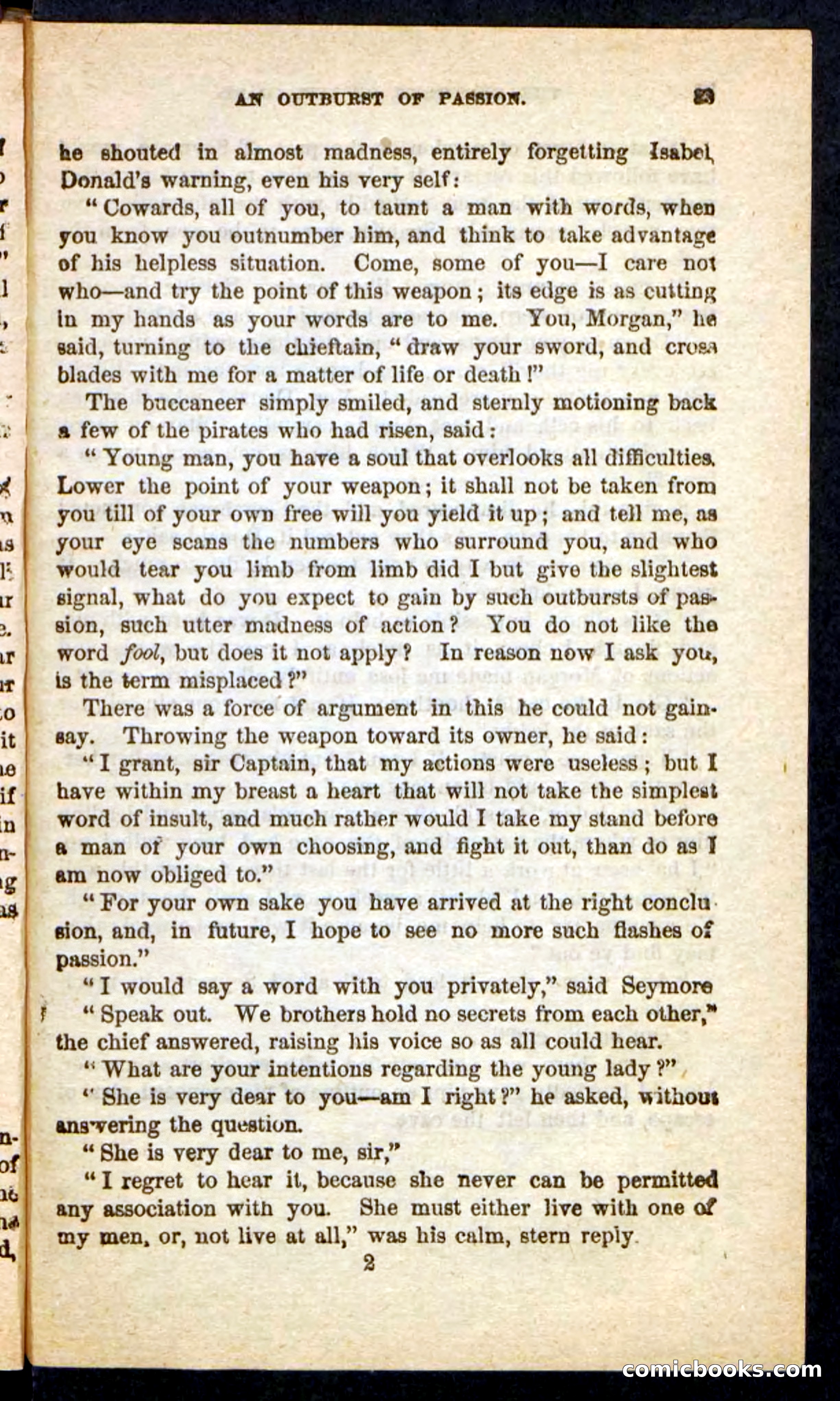 Beadle's Pocket Novels No. 255: The Brethren of the Coast — page 33 of 100