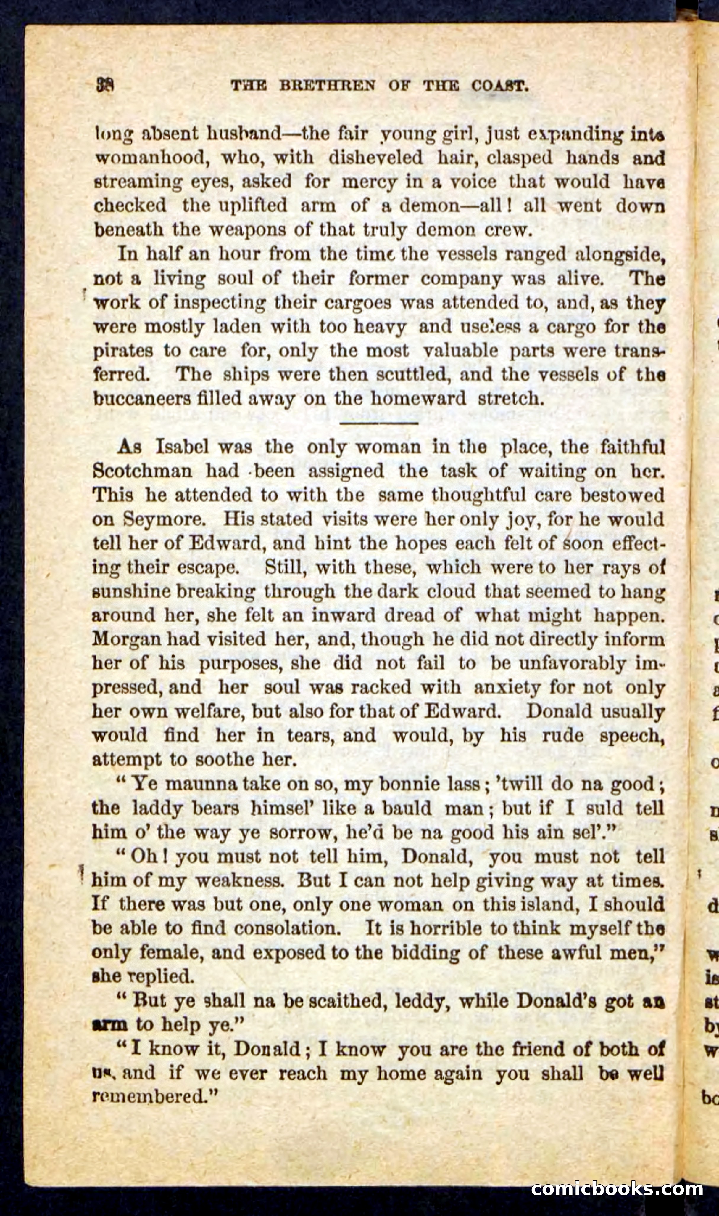Beadle's Pocket Novels No. 255: The Brethren of the Coast — page 38 of 100
