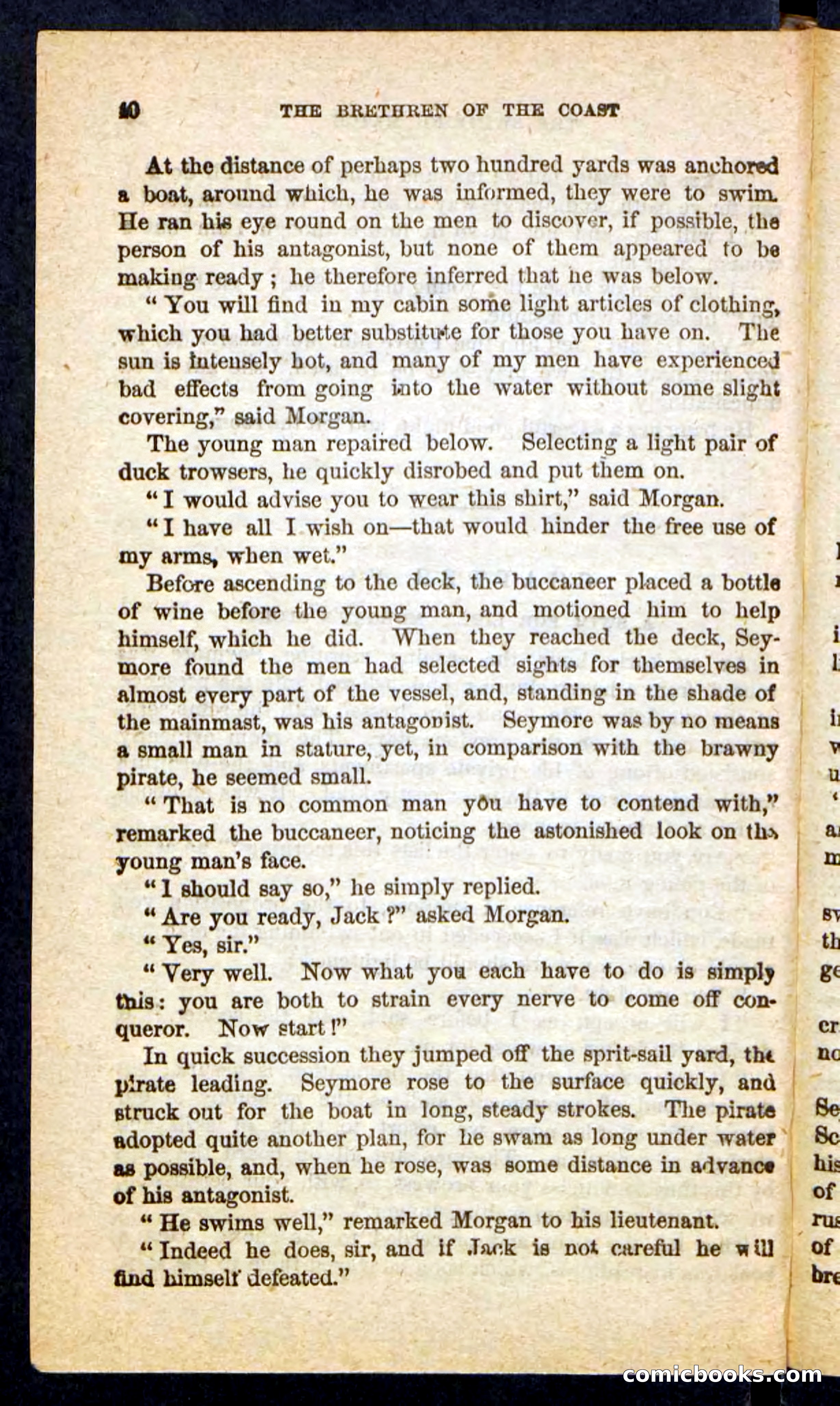 Beadle's Pocket Novels No. 255: The Brethren of the Coast — page 40 of 100