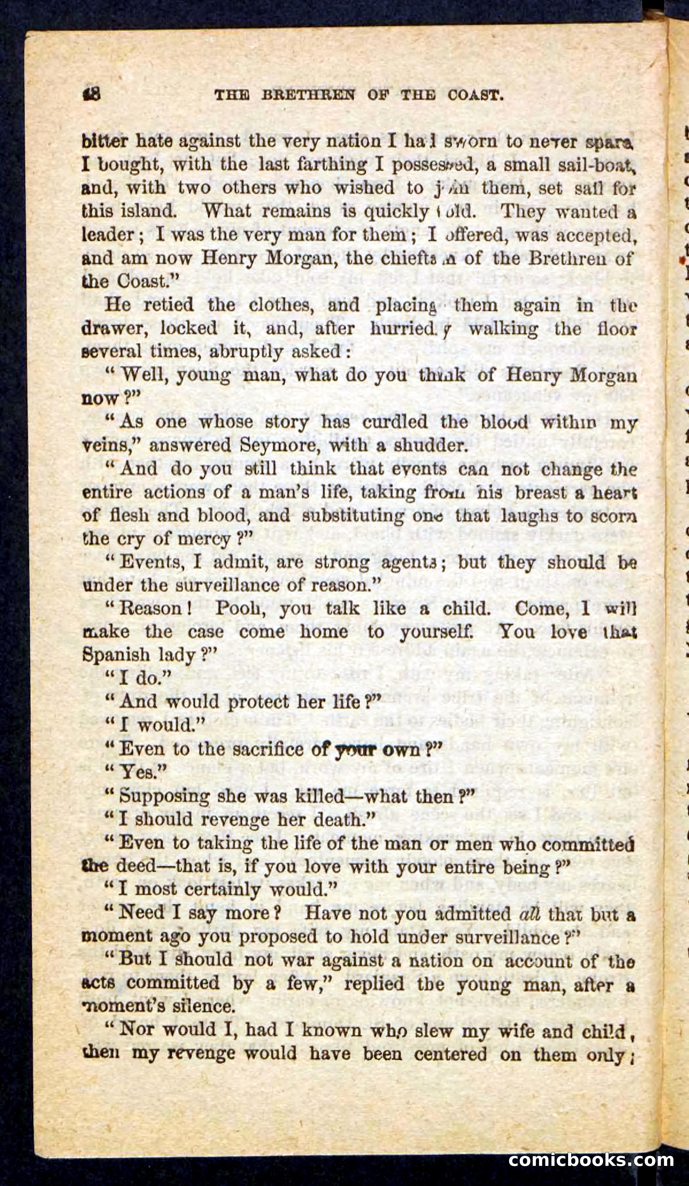 Beadle's Pocket Novels No. 255: The Brethren of the Coast — page 48 of 100