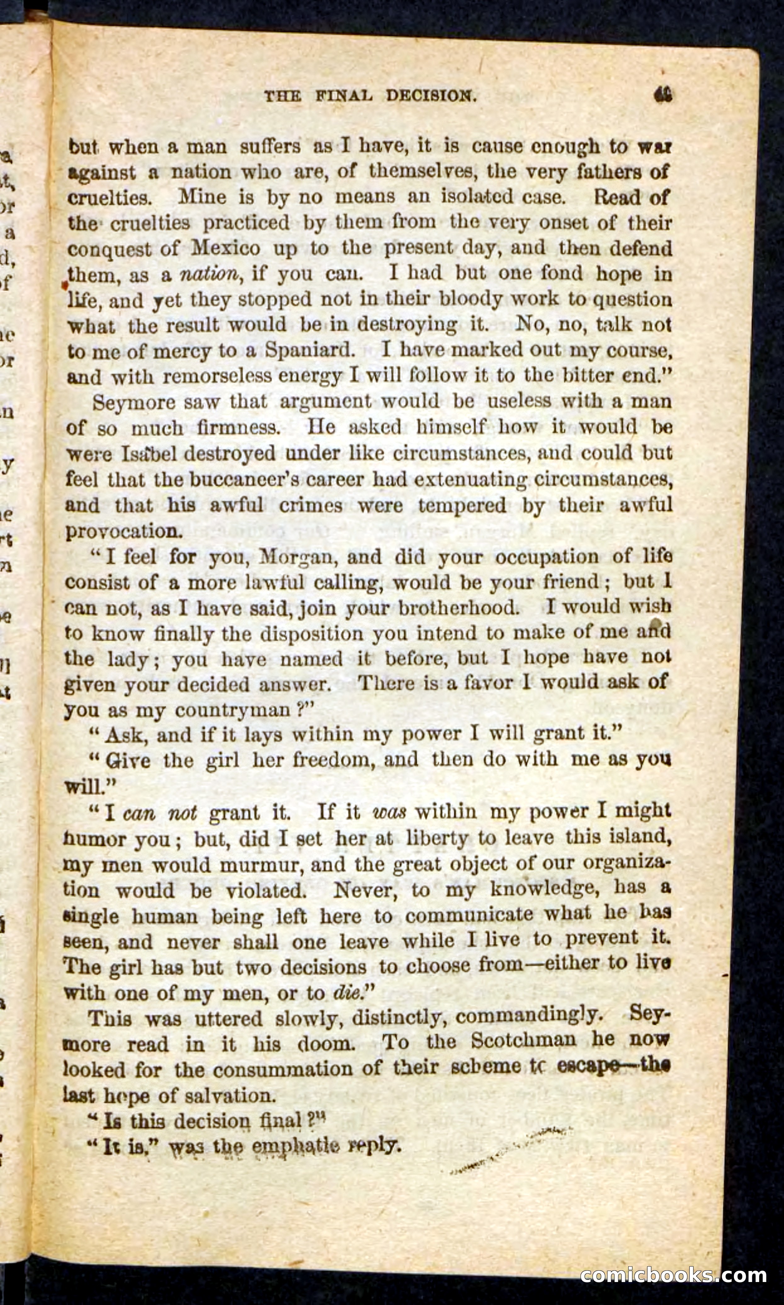 Beadle's Pocket Novels No. 255: The Brethren of the Coast — page 49 of 100