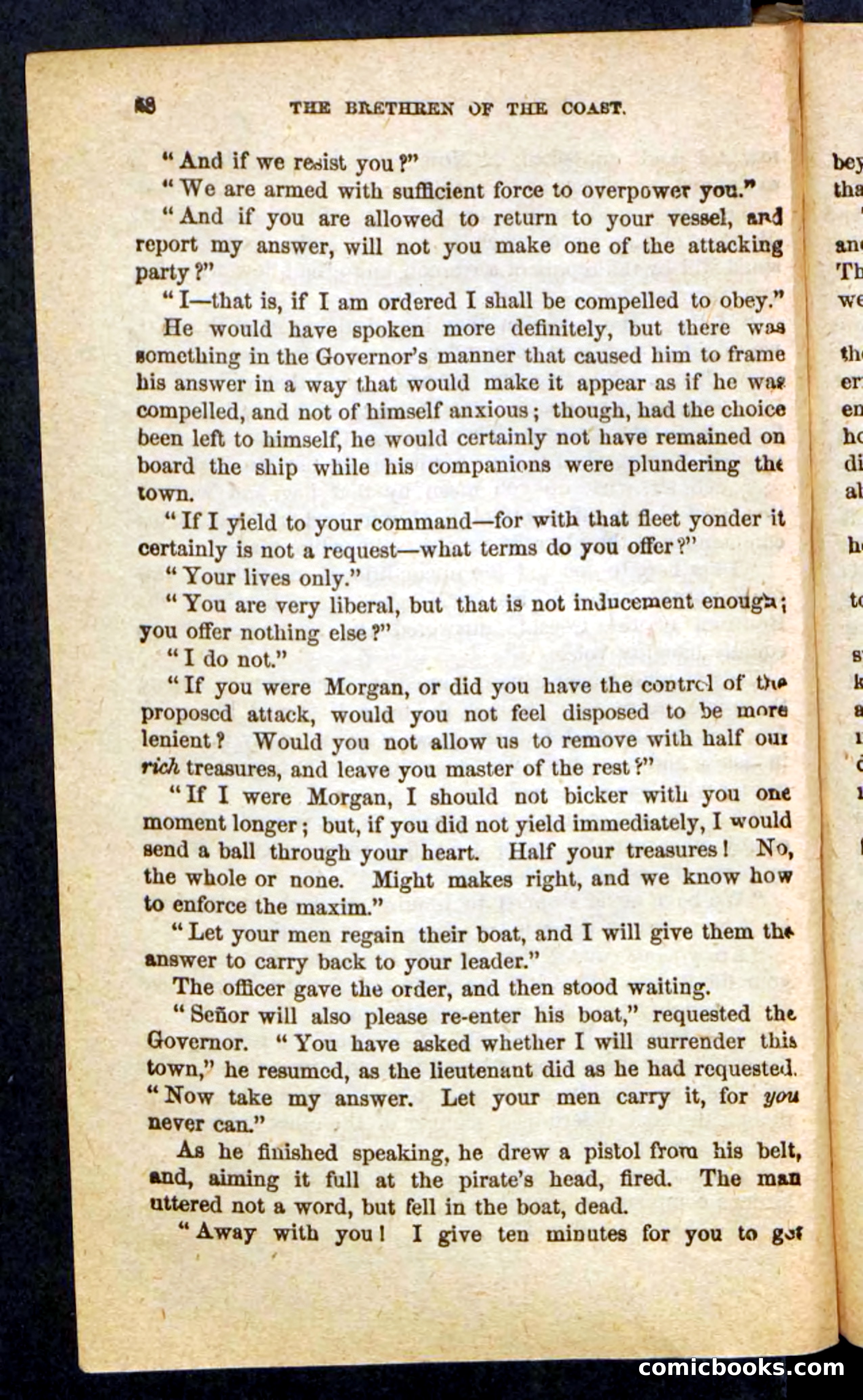 Beadle's Pocket Novels No. 255: The Brethren of the Coast — page 58 of 100