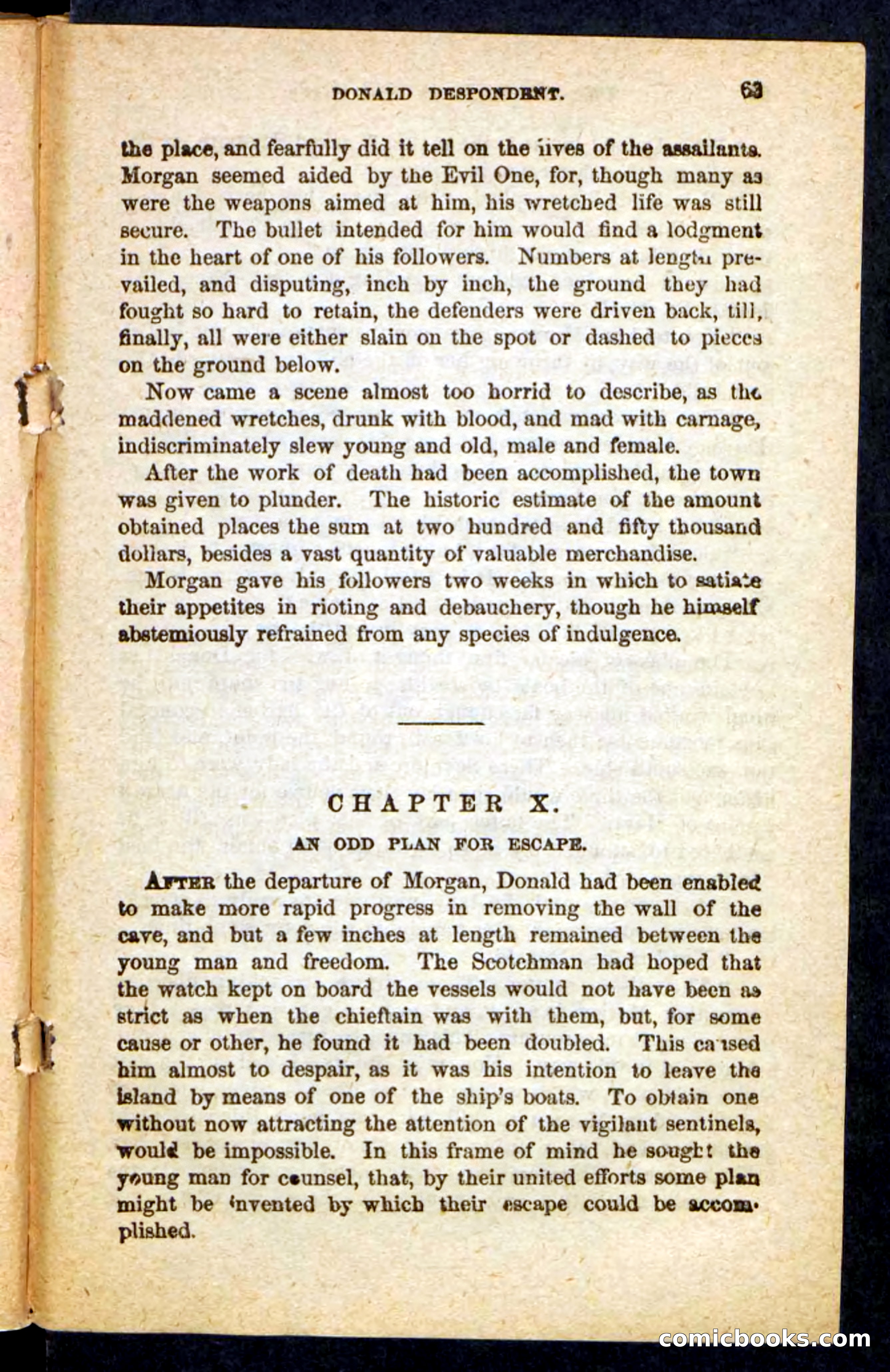 Beadle's Pocket Novels No. 255: The Brethren of the Coast — page 63 of 100