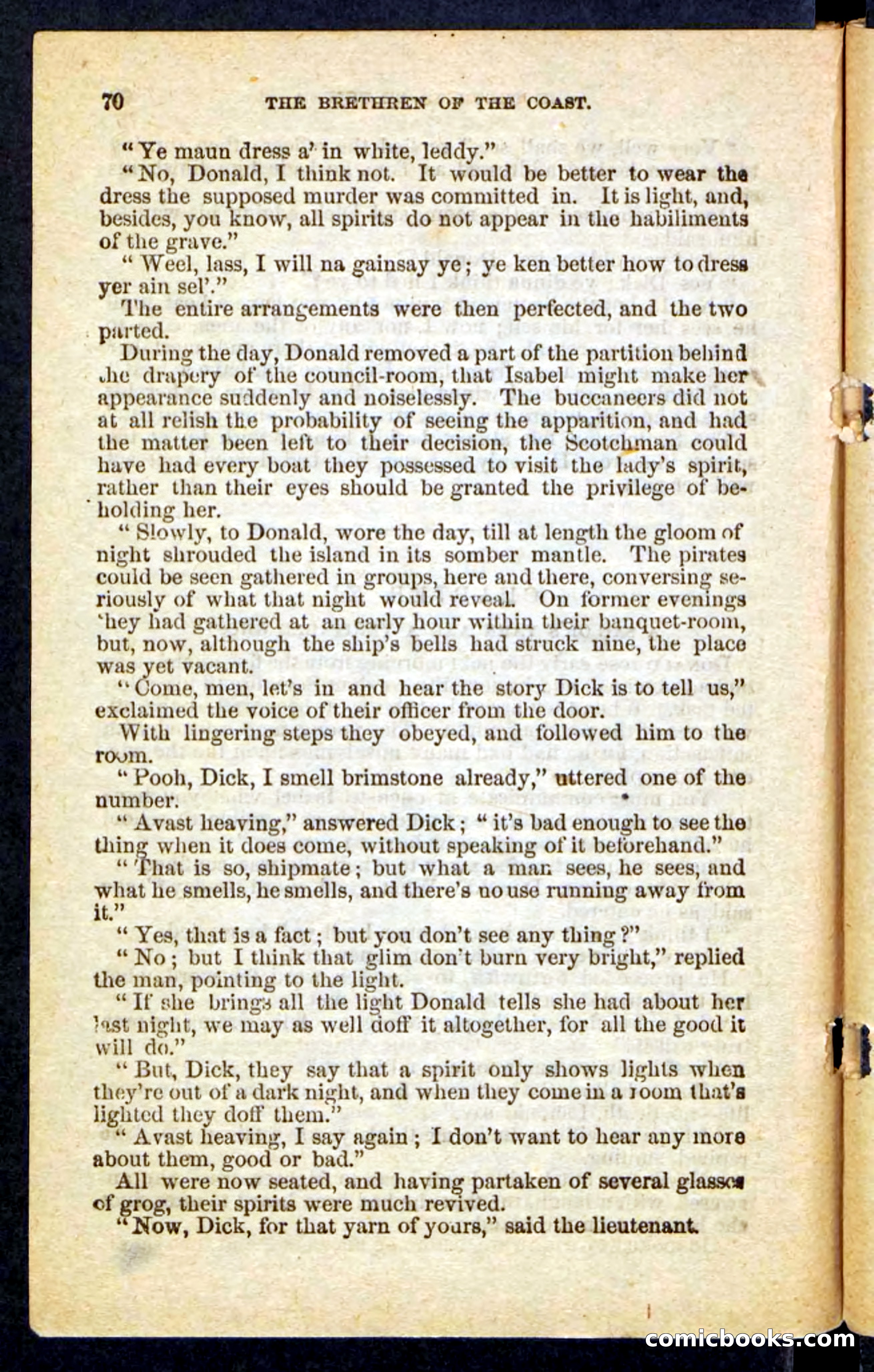 Beadle's Pocket Novels No. 255: The Brethren of the Coast — page 70 of 100
