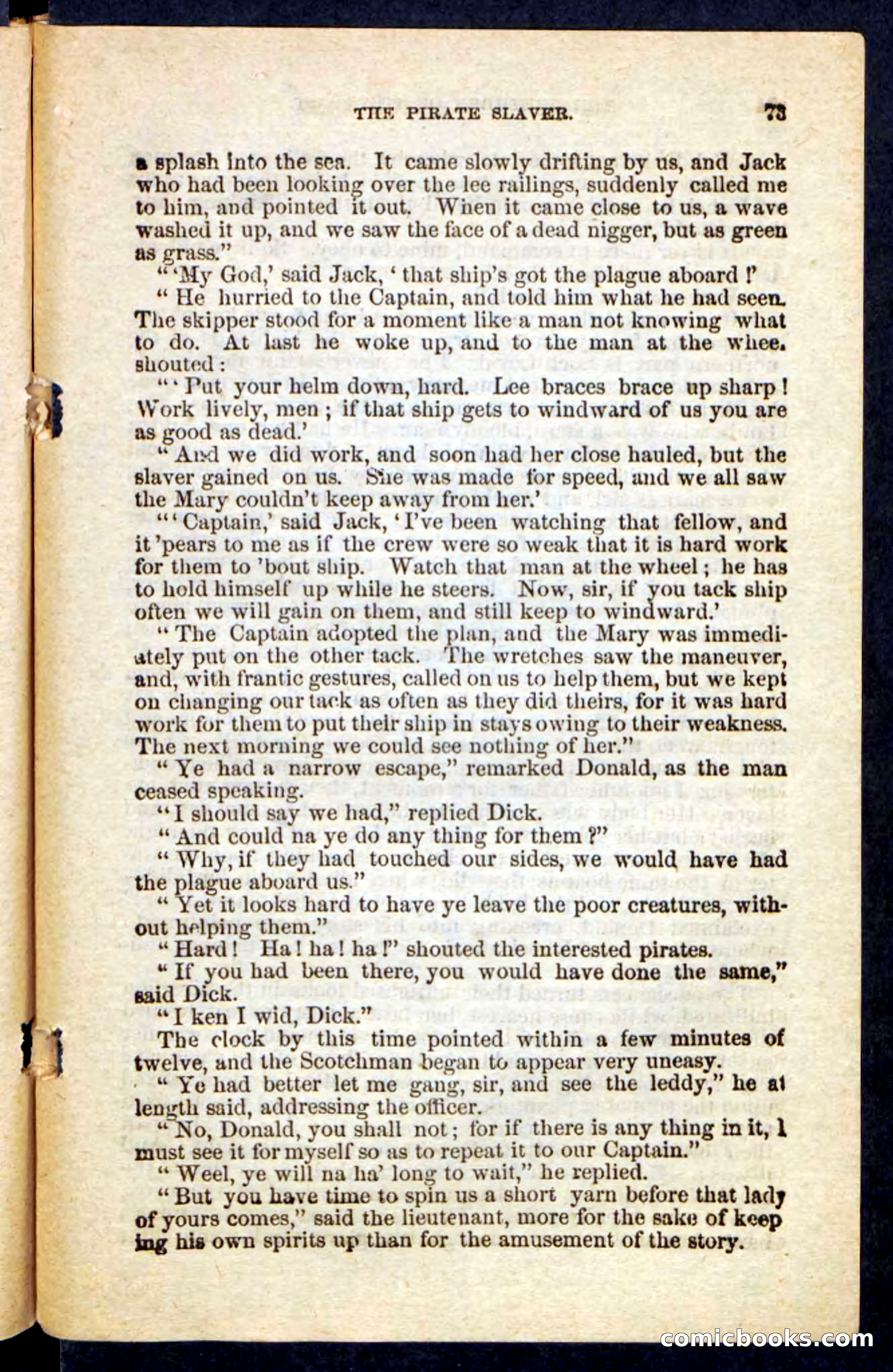 Beadle's Pocket Novels No. 255: The Brethren of the Coast — page 73 of 100