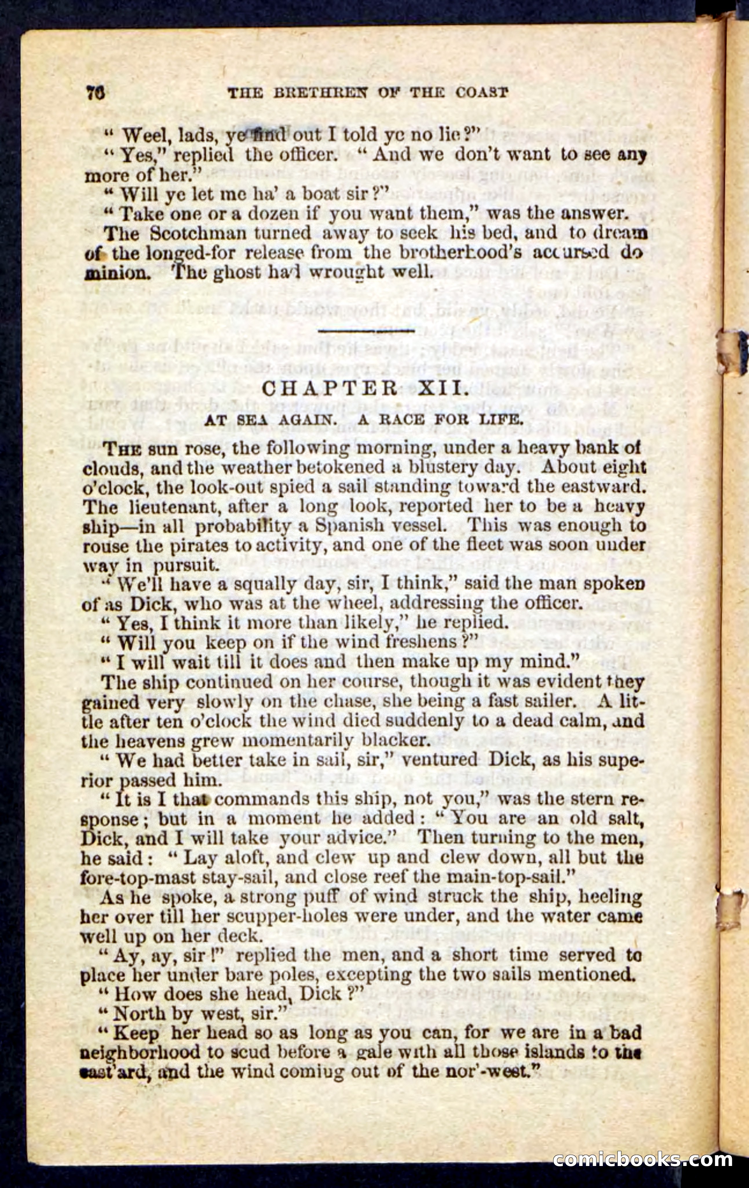 Beadle's Pocket Novels No. 255: The Brethren of the Coast — page 76 of 100