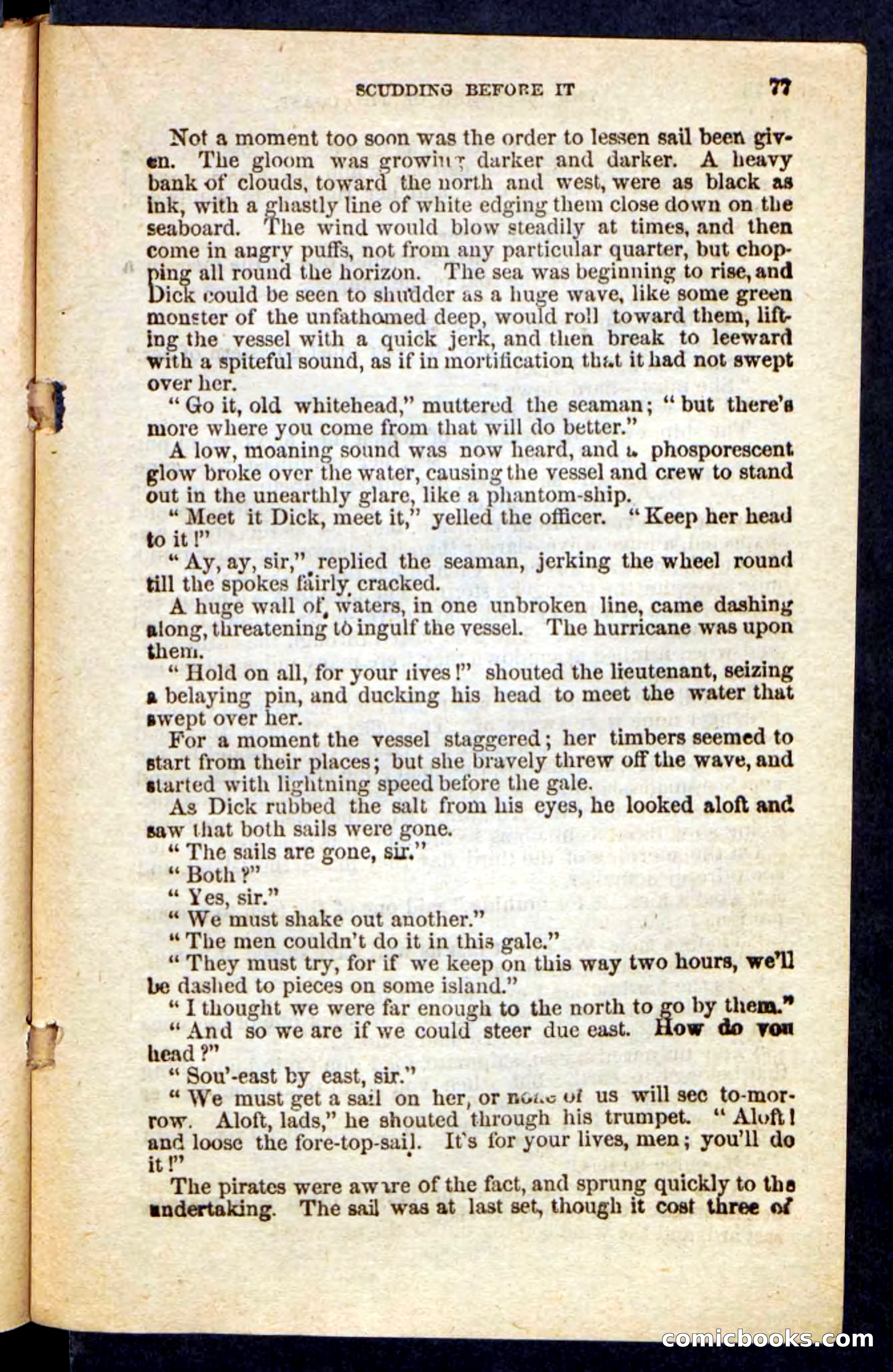Beadle's Pocket Novels No. 255: The Brethren of the Coast — page 77 of 100