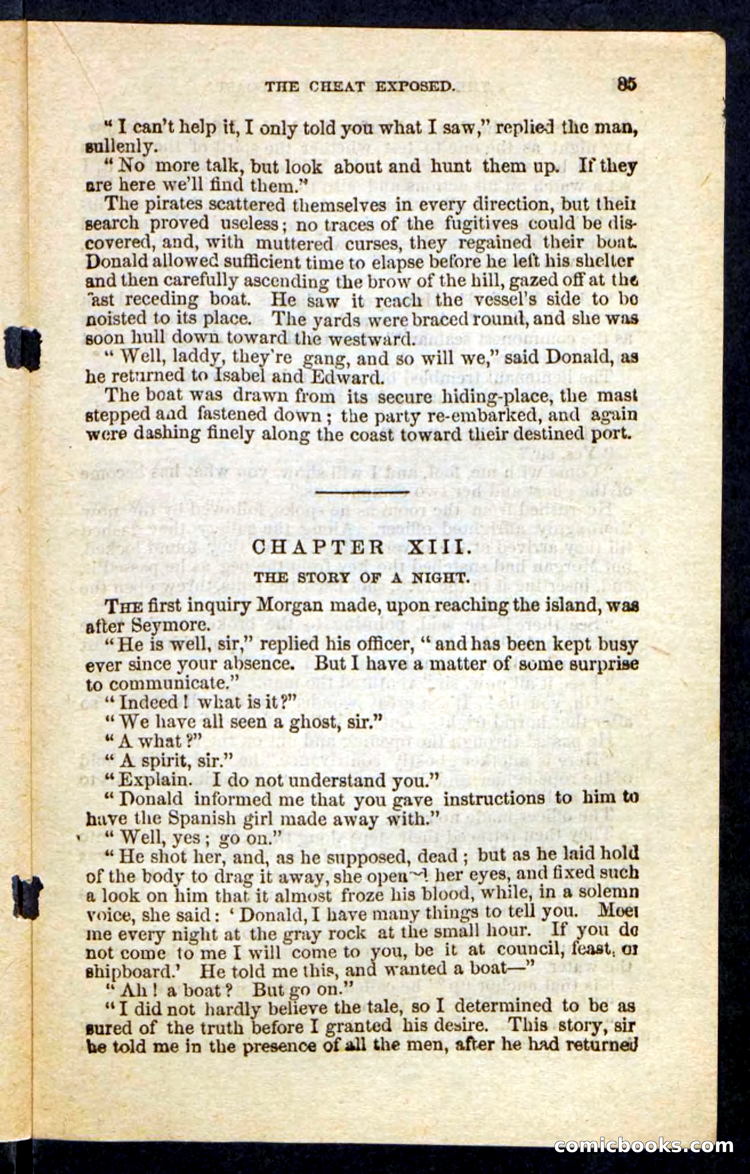 Beadle's Pocket Novels No. 255: The Brethren of the Coast — page 85 of 100