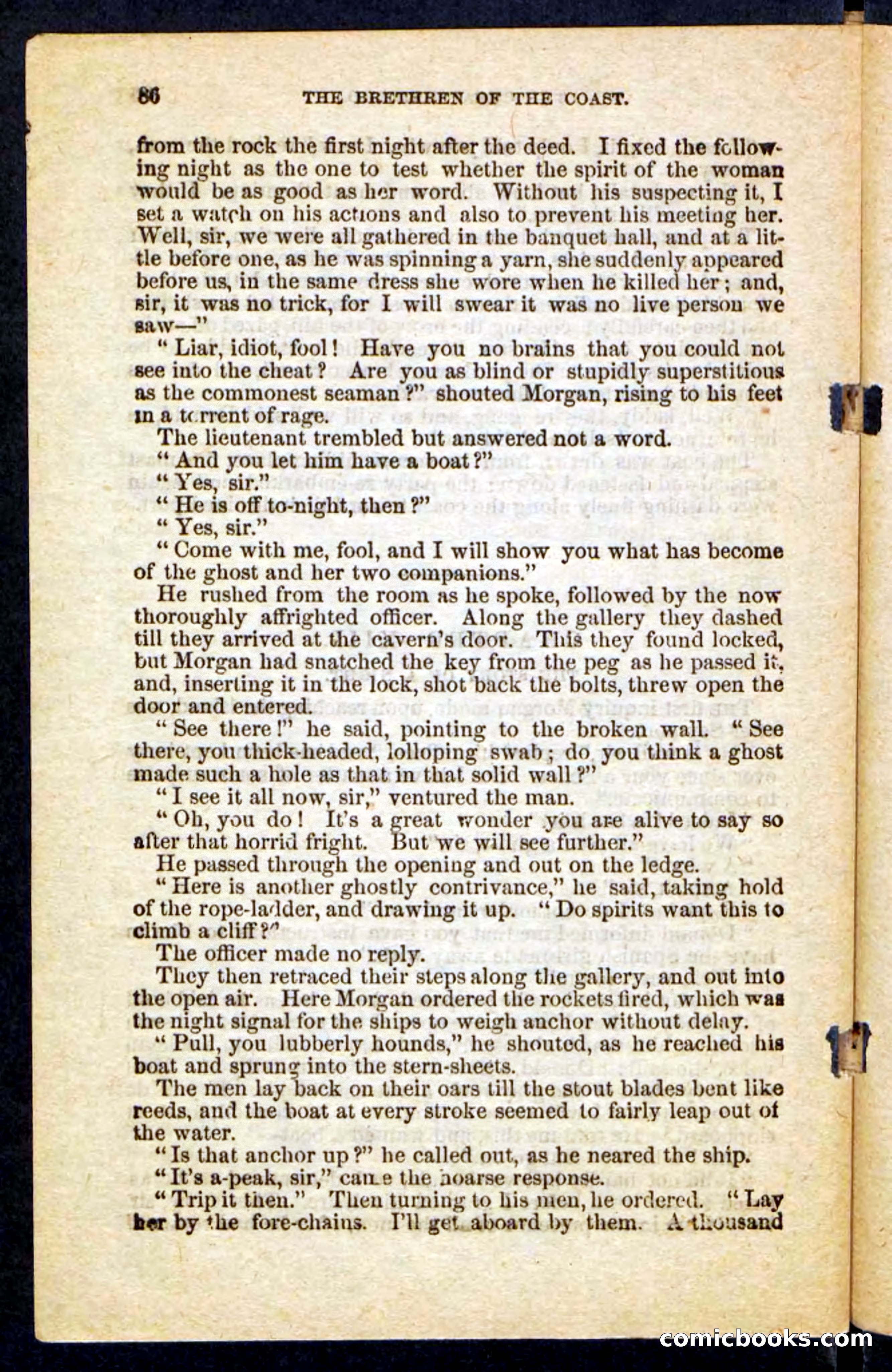 Beadle's Pocket Novels No. 255: The Brethren of the Coast — page 86 of 100
