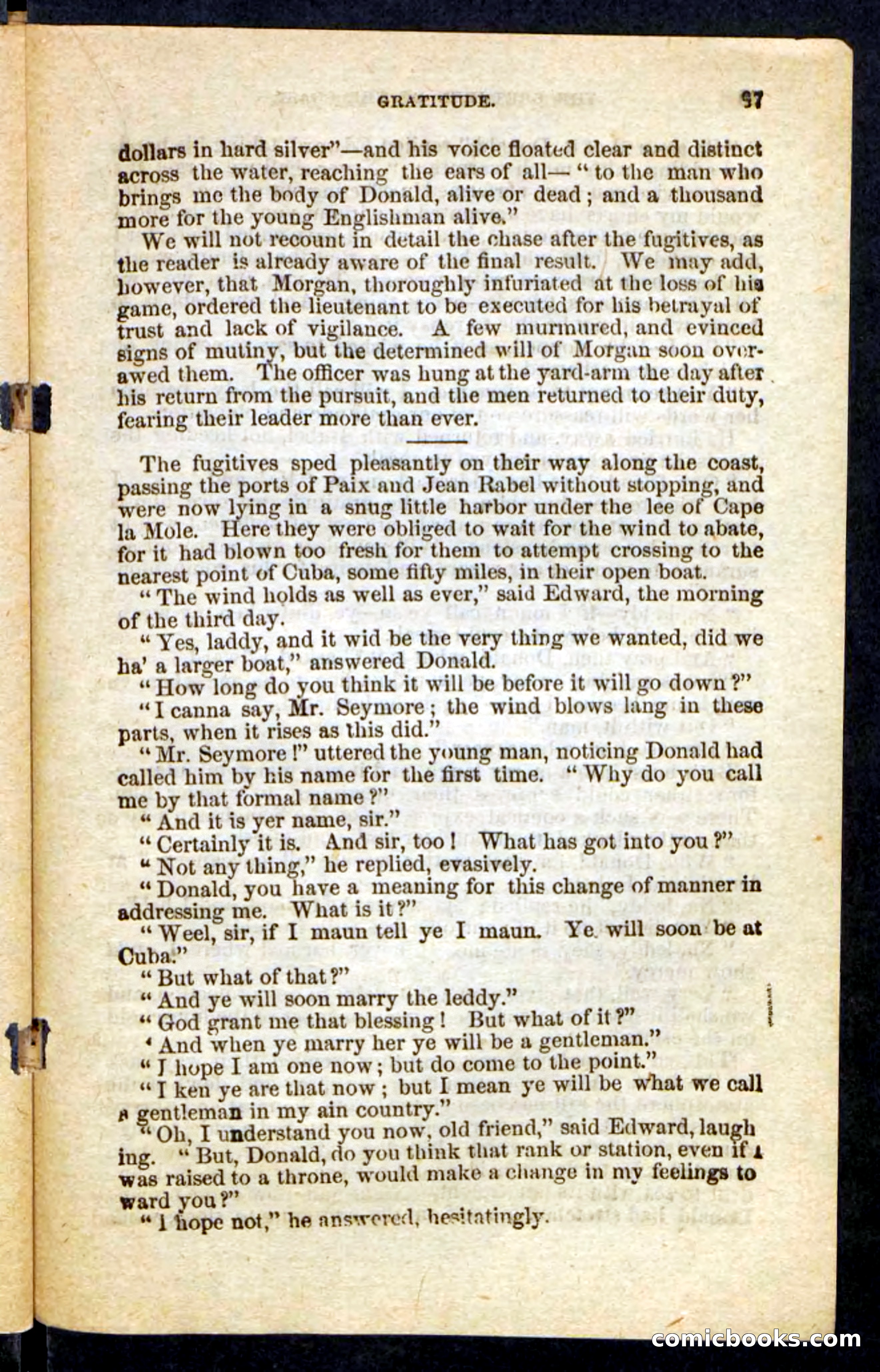 Beadle's Pocket Novels No. 255: The Brethren of the Coast — page 87 of 100