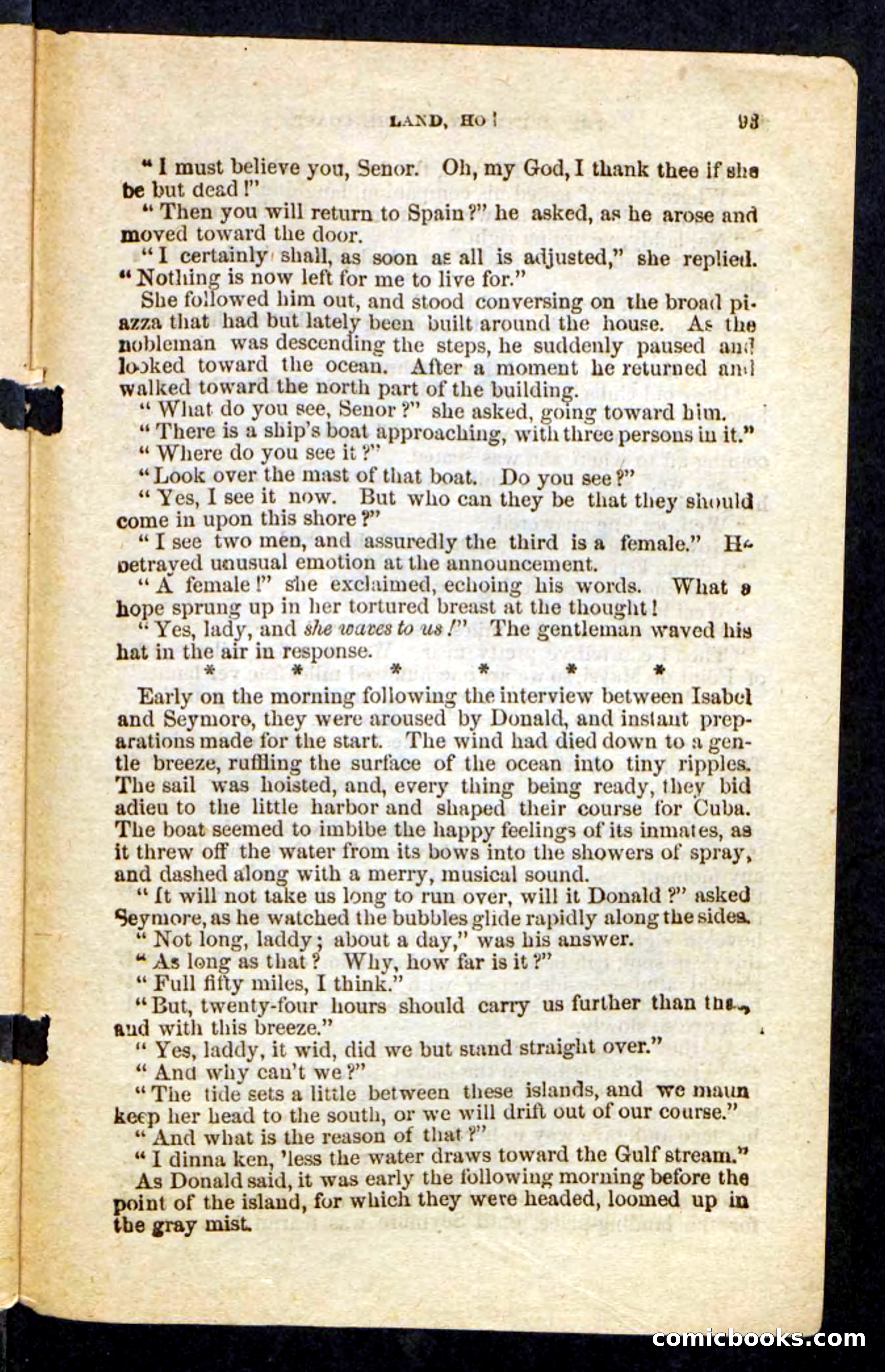 Beadle's Pocket Novels No. 255: The Brethren of the Coast — page 93 of 100