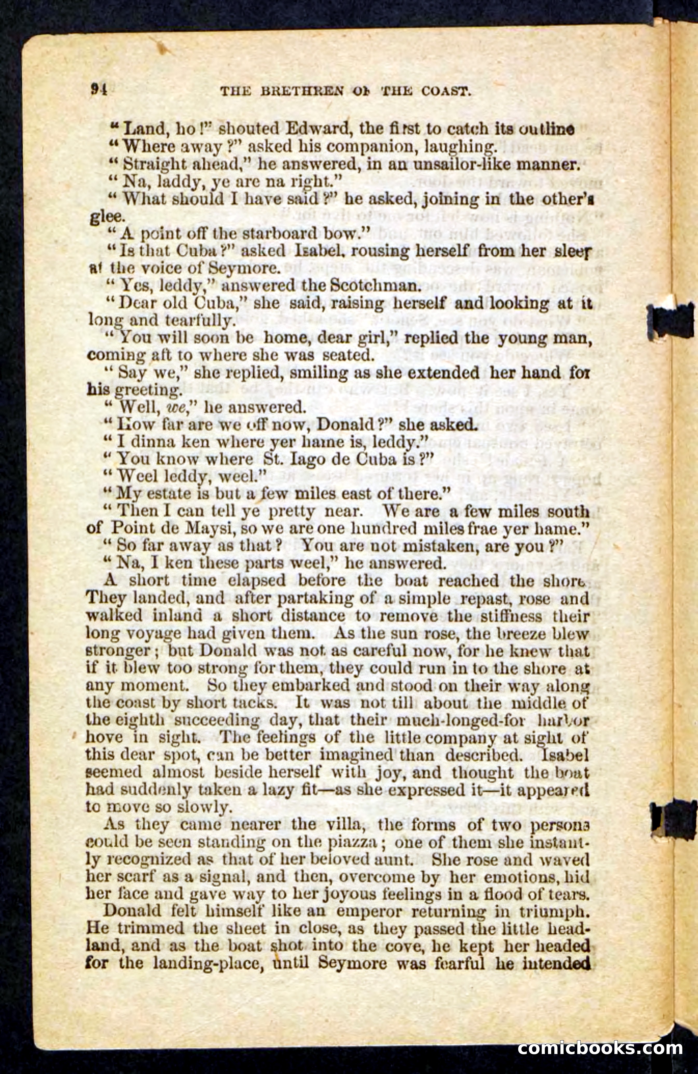Beadle's Pocket Novels No. 255: The Brethren of the Coast — page 94 of 100