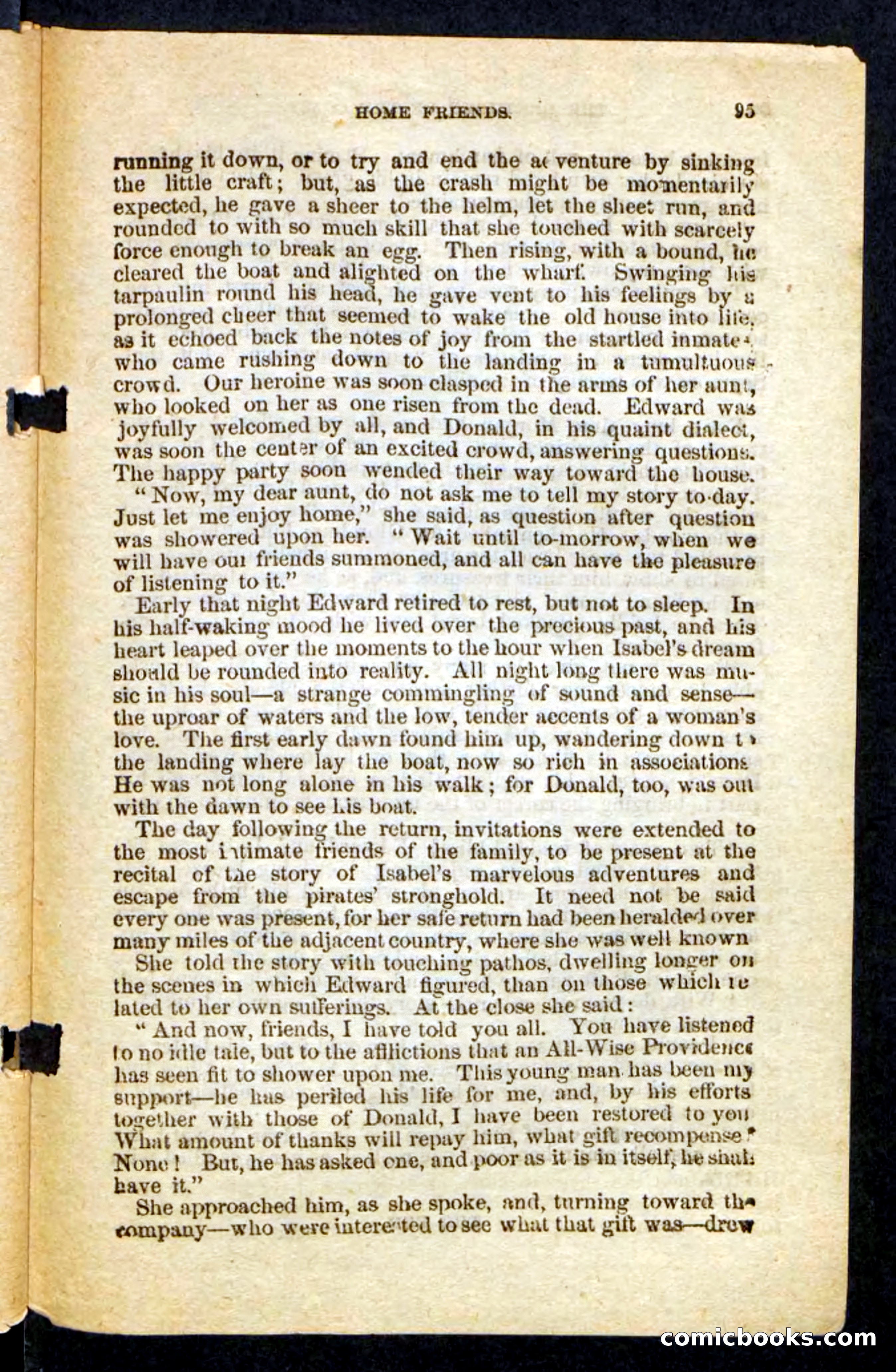 Beadle's Pocket Novels No. 255: The Brethren of the Coast — page 95 of 100