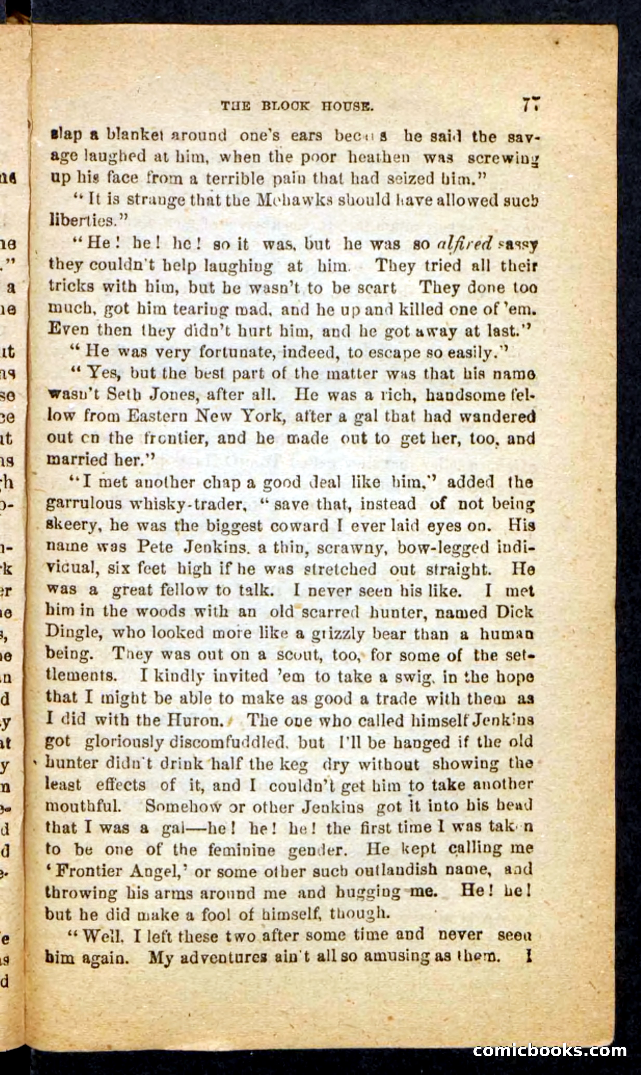 Beadle's Pocket Novels No. 257: Table, the Trailer — page 73 of 100