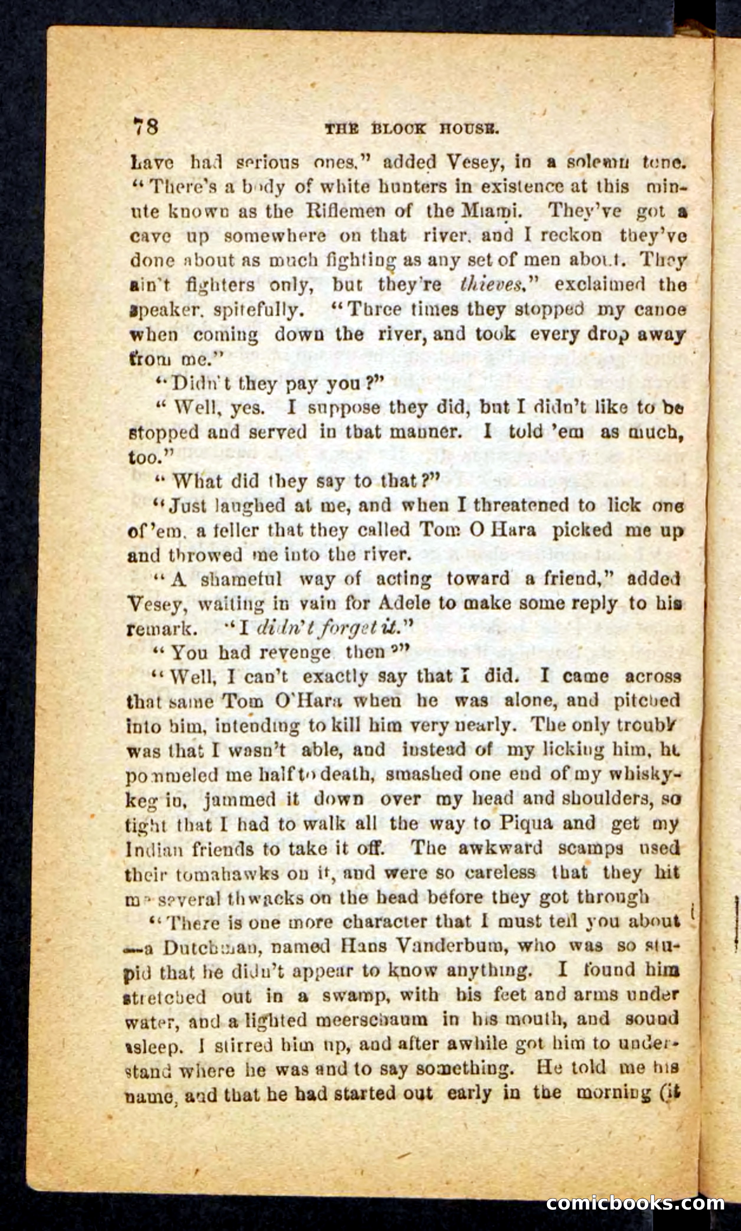Beadle's Pocket Novels No. 257: Table, the Trailer — page 74 of 100