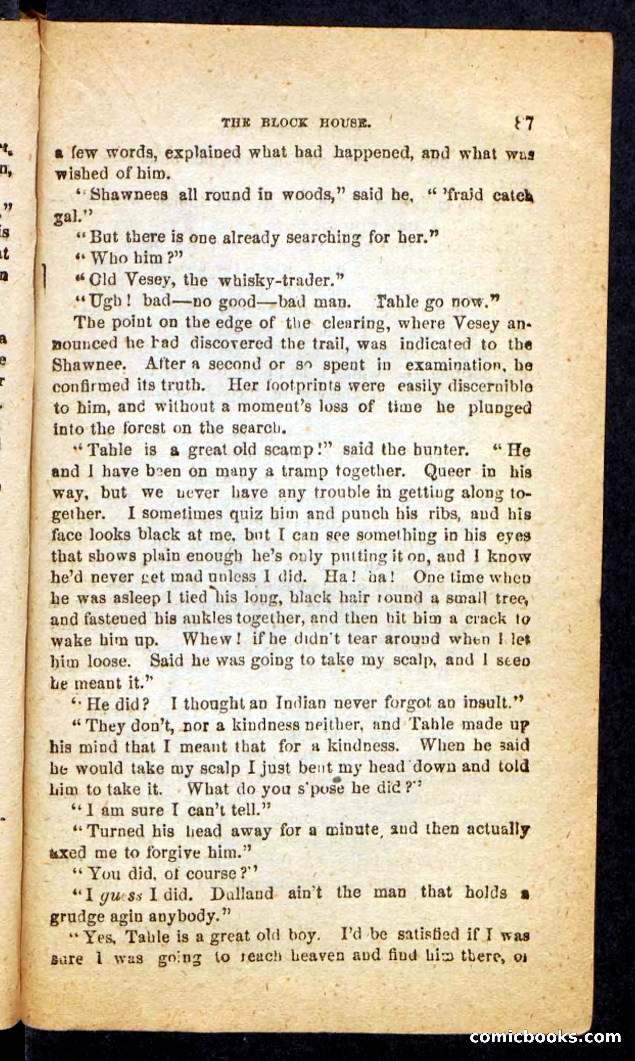 Beadle's Pocket Novels No. 257: Table, the Trailer — page 83 of 100
