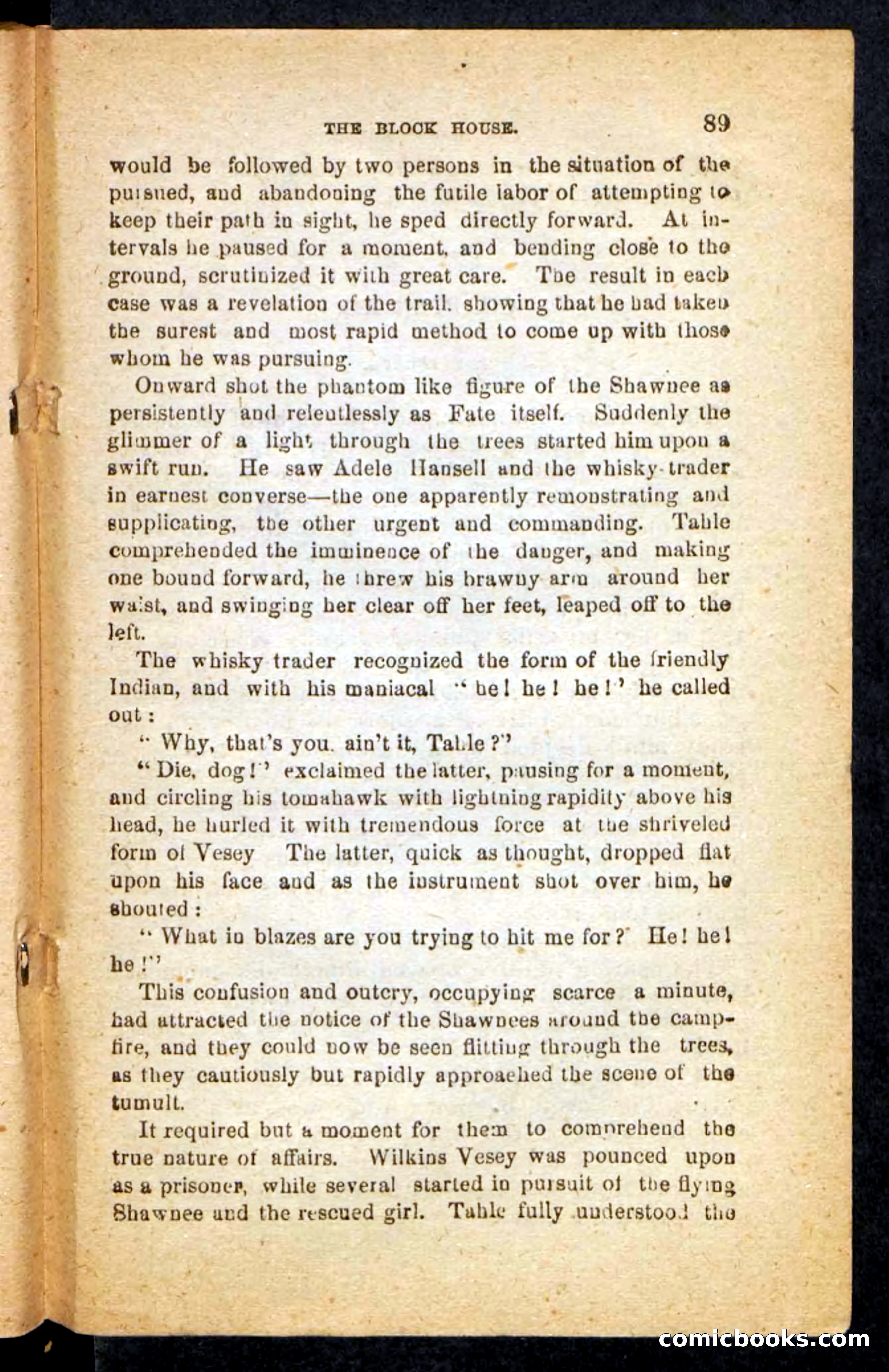 Beadle's Pocket Novels No. 257: Table, the Trailer — page 85 of 100