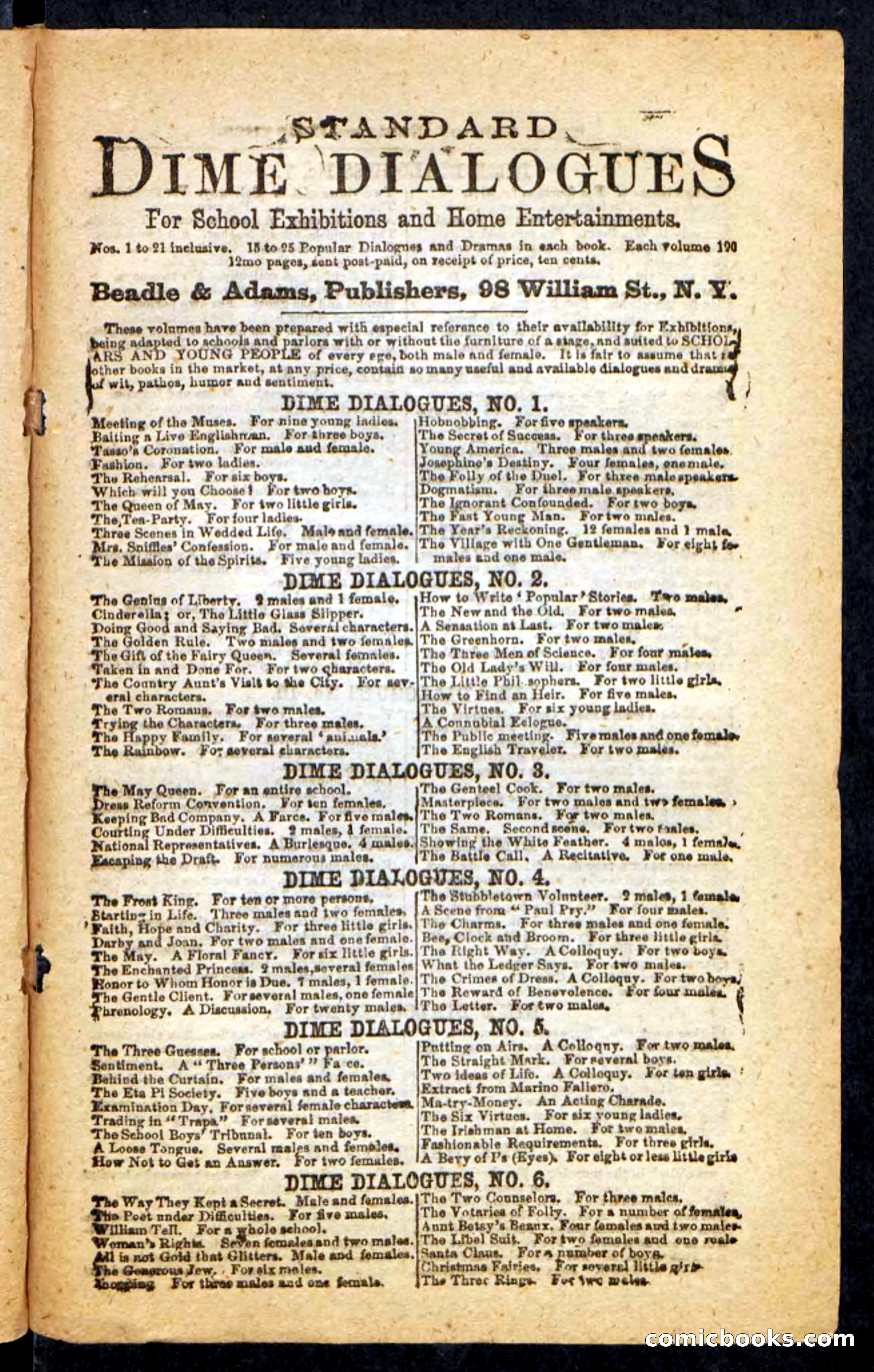 Beadle's Pocket Novels No. 257: Table, the Trailer — page 95 of 100