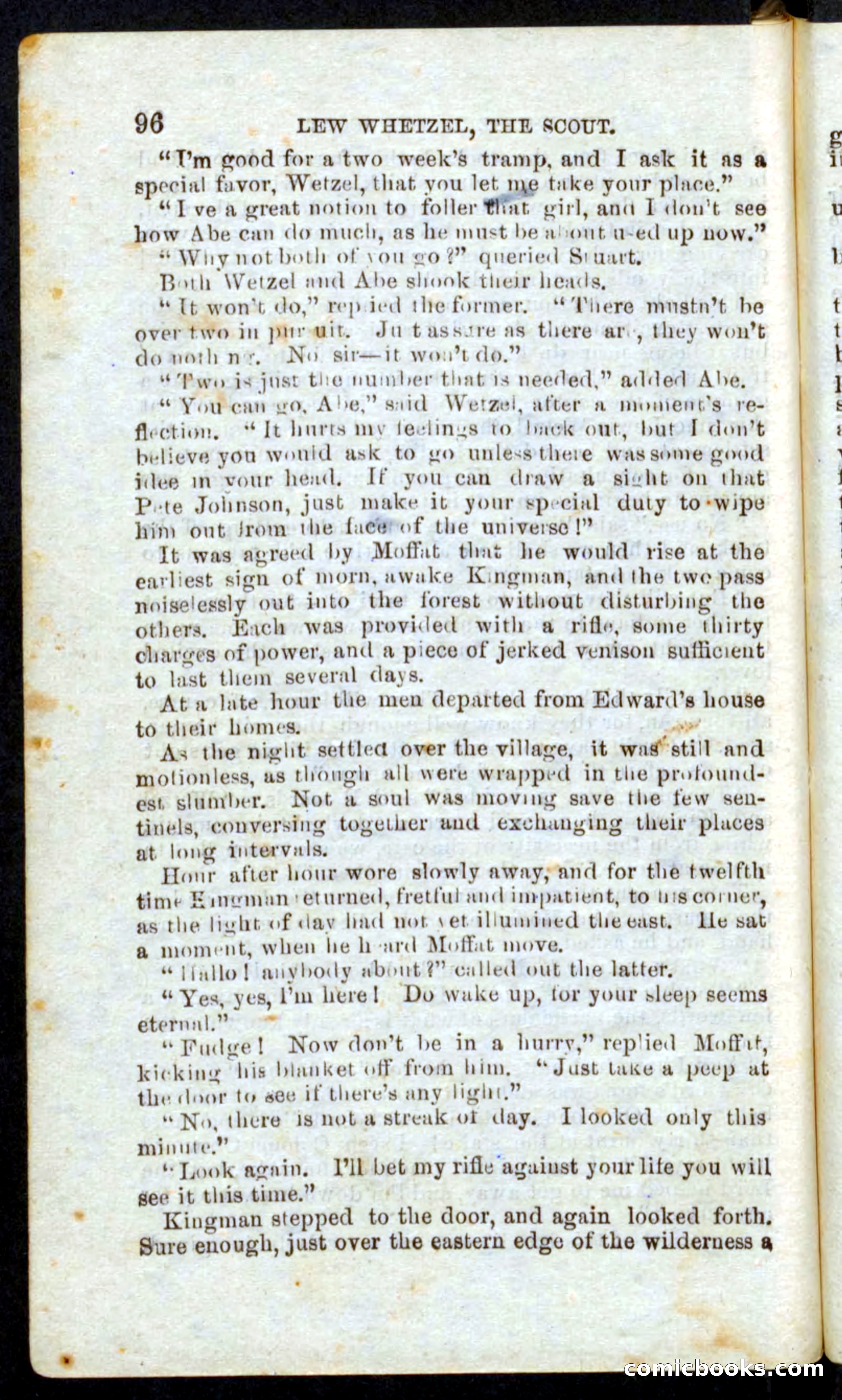 Beadle's Pocket Novels No. 39: Wetzel, the Scout — page 92 of 100