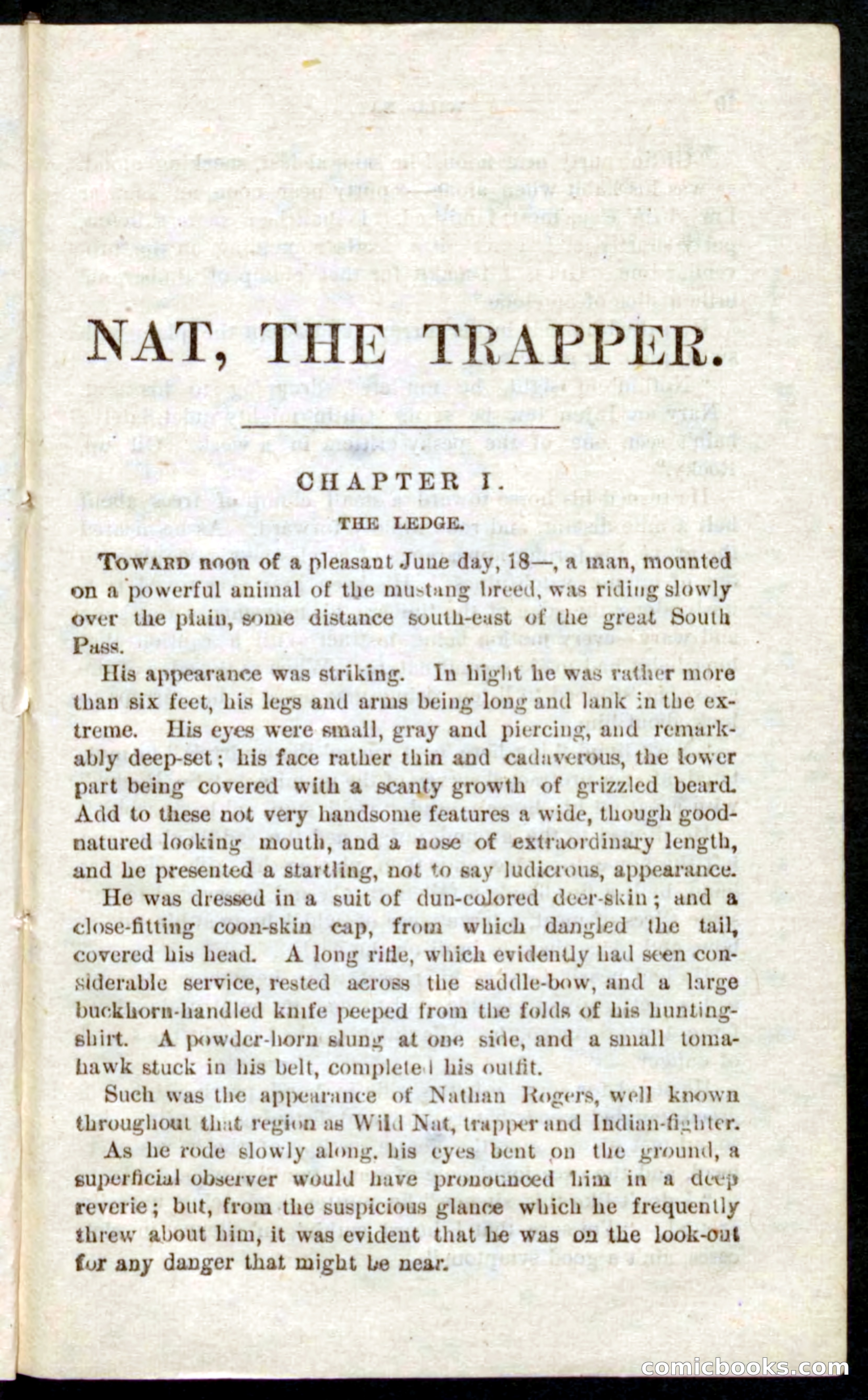 Beadle's Pocket Novels No. 41: Nat, the Trapper — page 5 of 84