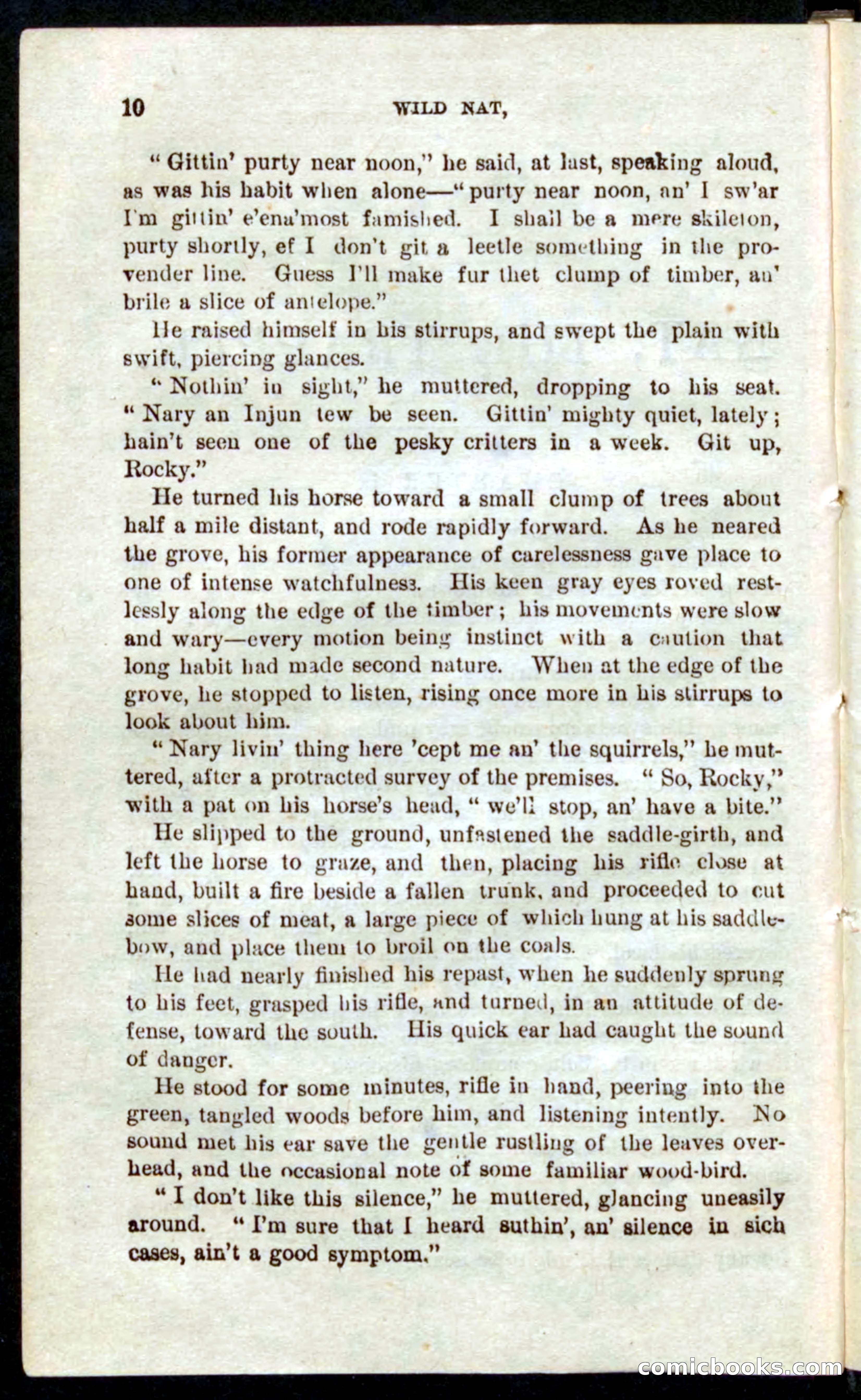 Beadle's Pocket Novels No. 41: Nat, the Trapper — page 6 of 84