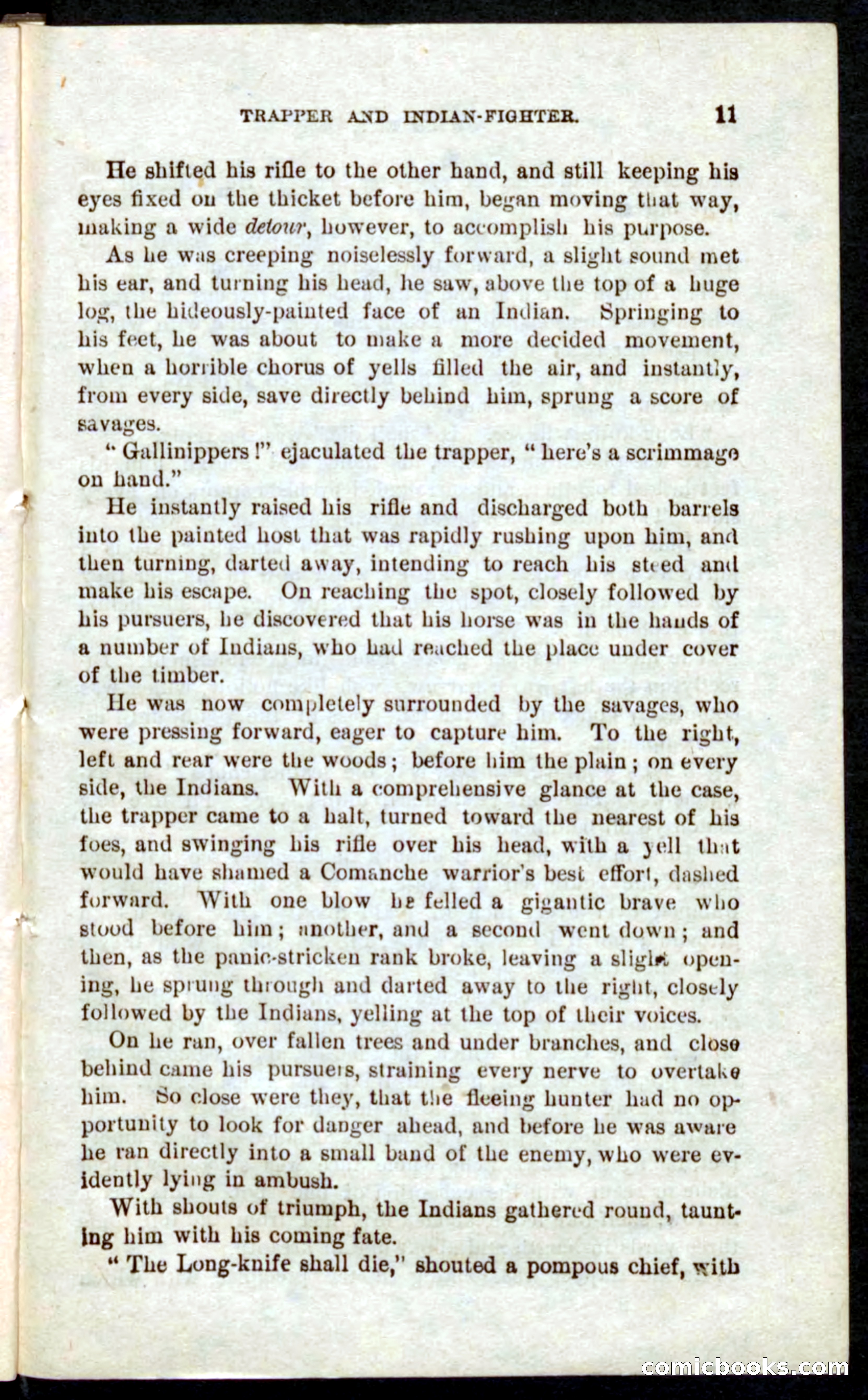 Beadle's Pocket Novels No. 41: Nat, the Trapper — page 7 of 84