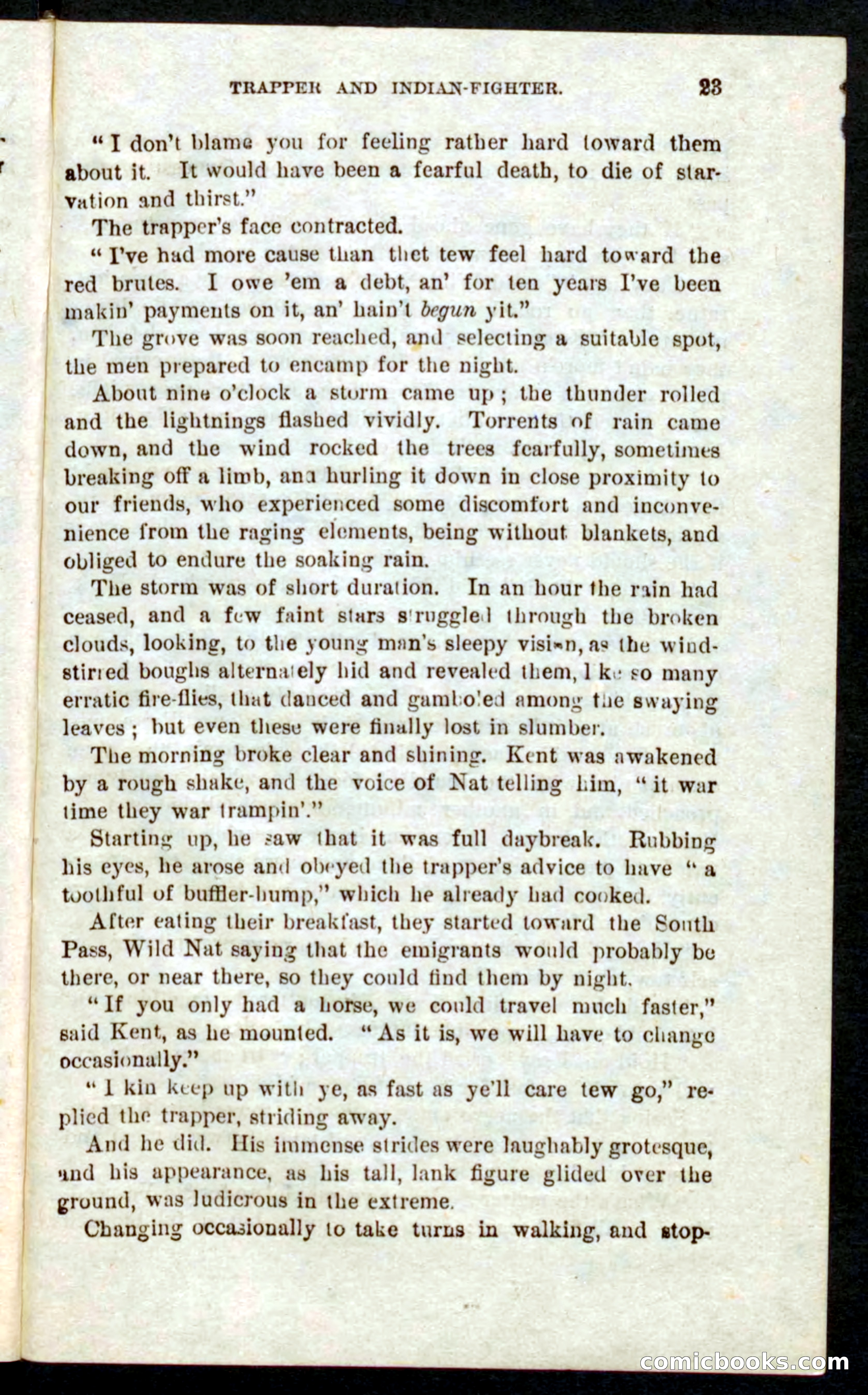 Beadle's Pocket Novels No. 41: Nat, the Trapper — page 19 of 84