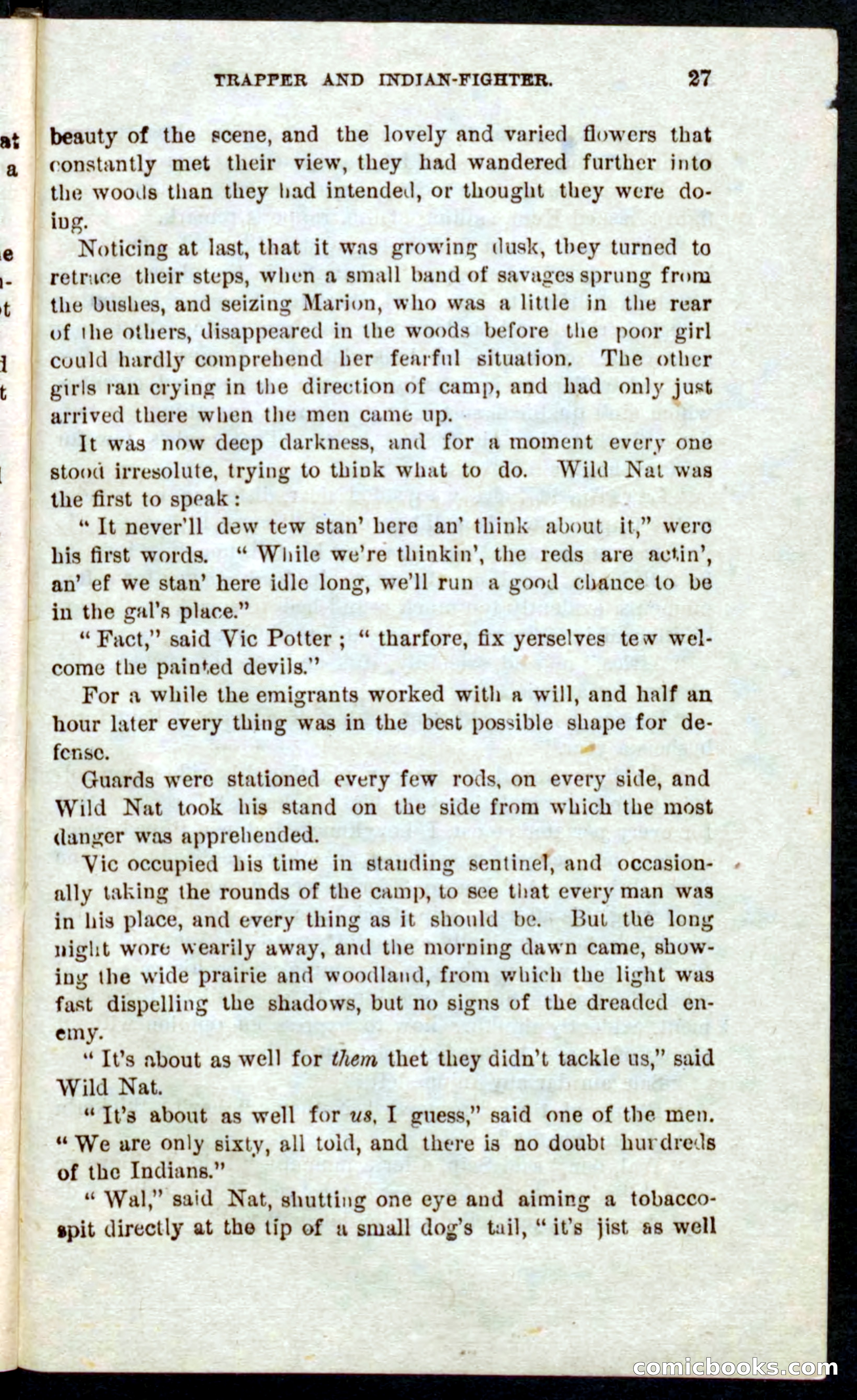Beadle's Pocket Novels No. 41: Nat, the Trapper — page 23 of 84