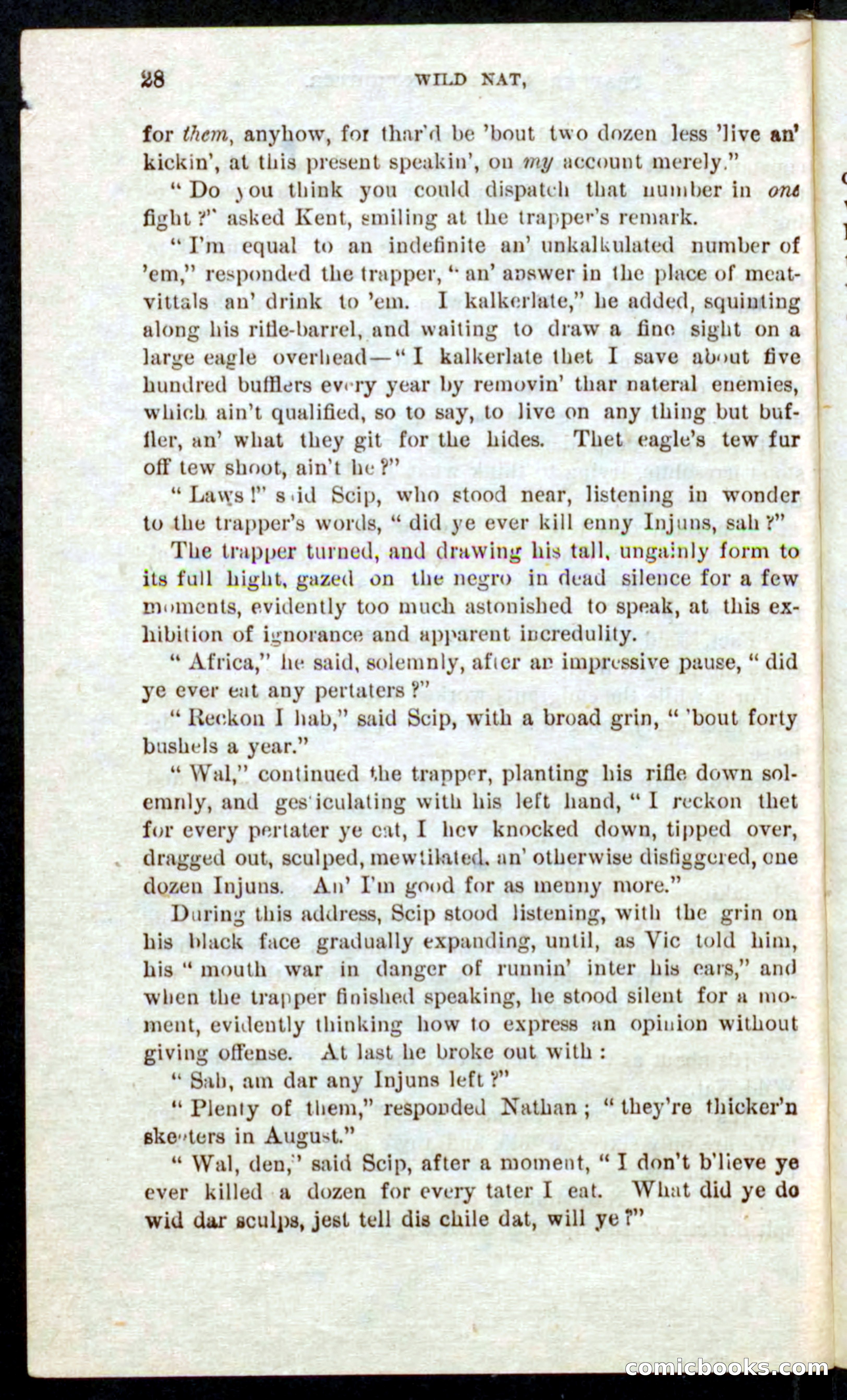 Beadle's Pocket Novels No. 41: Nat, the Trapper — page 24 of 84