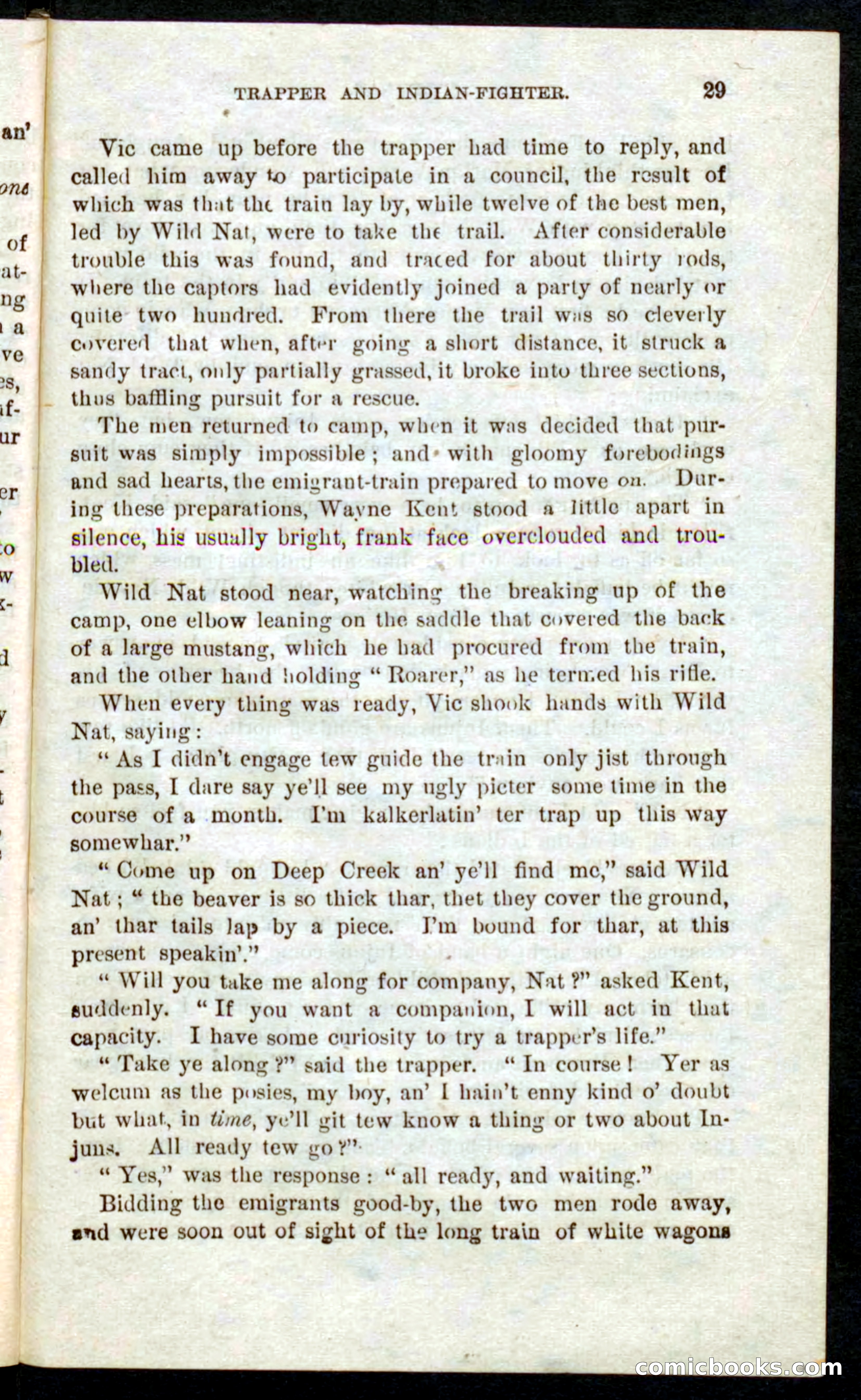 Beadle's Pocket Novels No. 41: Nat, the Trapper — page 25 of 84