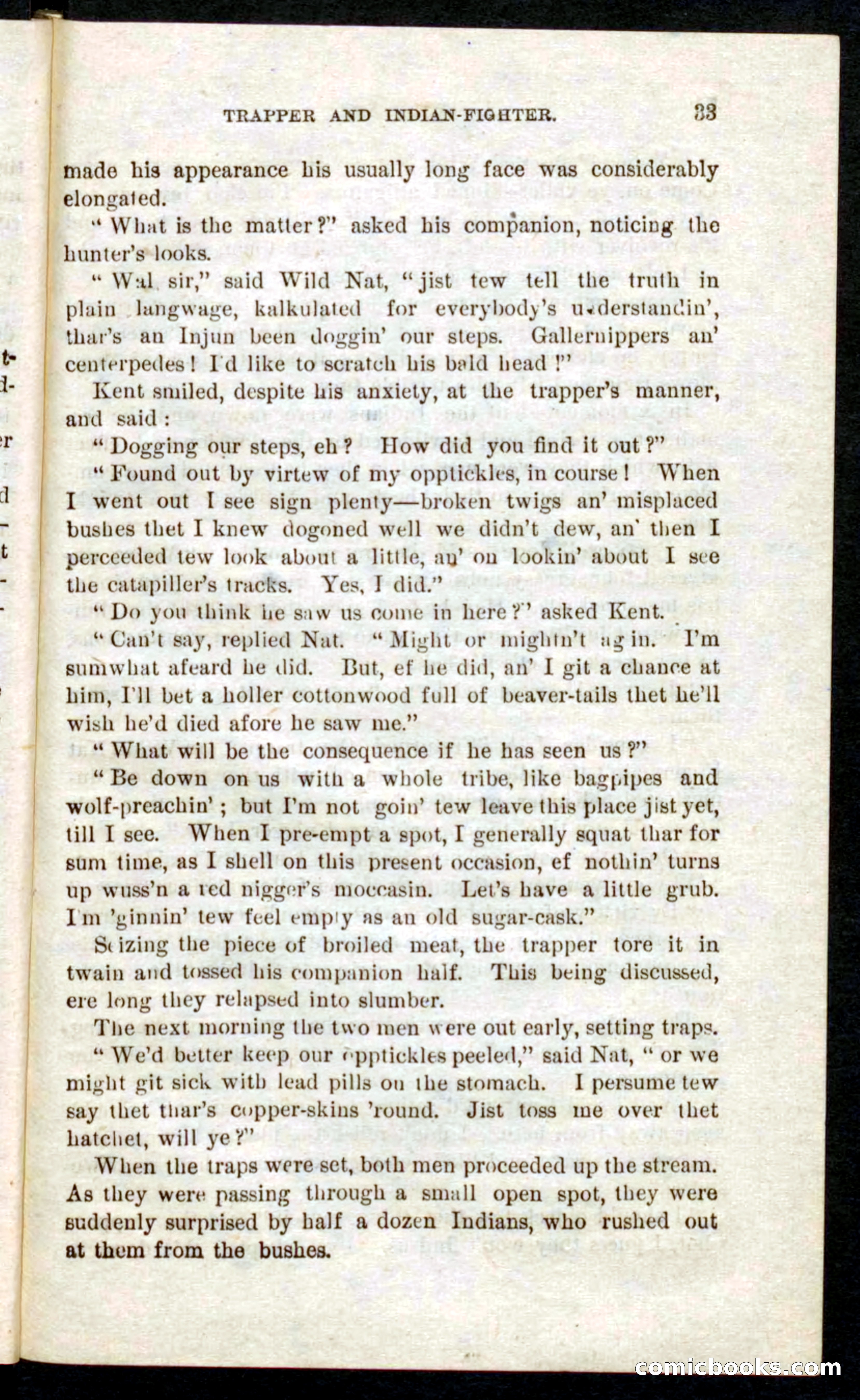 Beadle's Pocket Novels No. 41: Nat, the Trapper — page 29 of 84