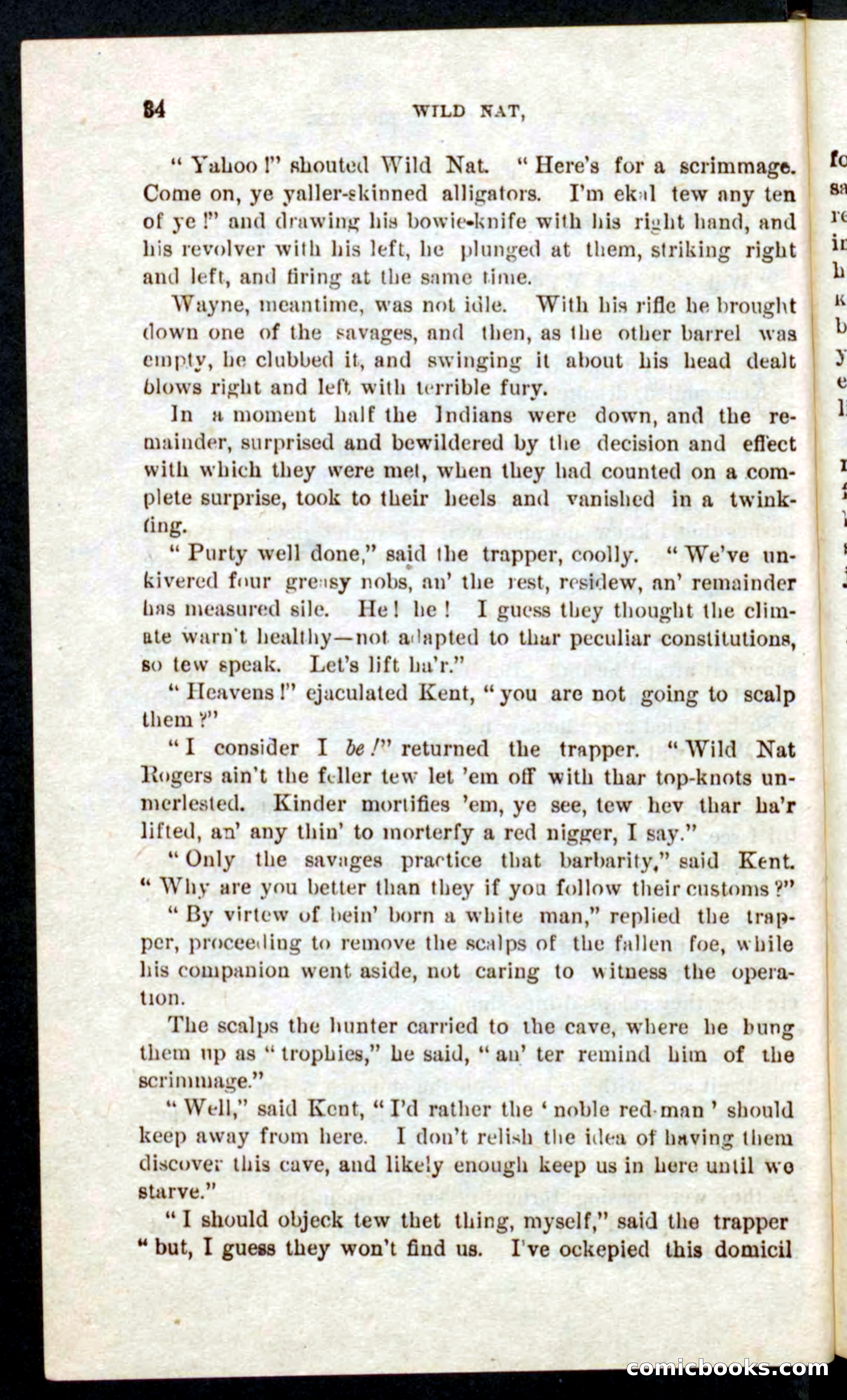 Beadle's Pocket Novels No. 41: Nat, the Trapper — page 30 of 84