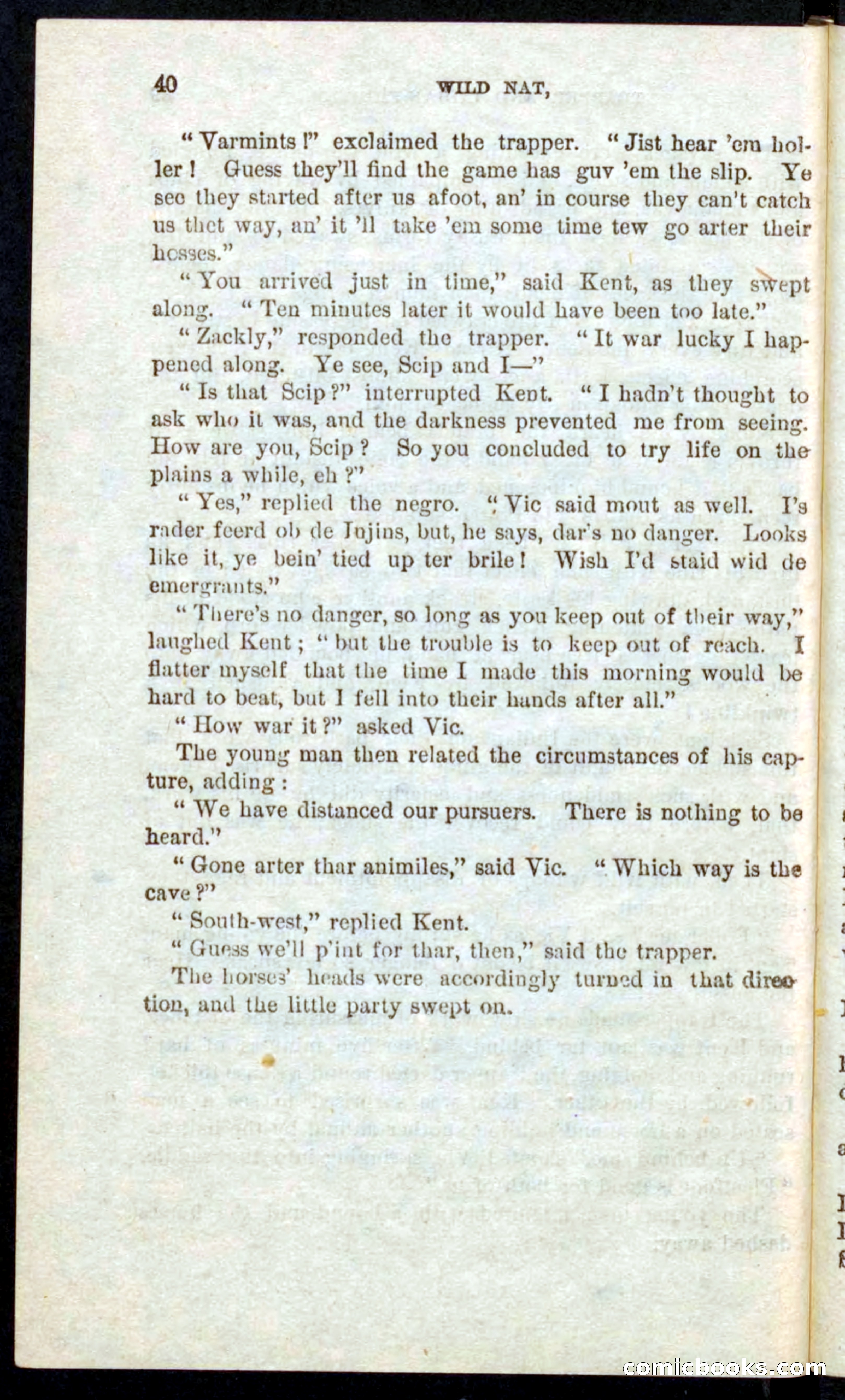 Beadle's Pocket Novels No. 41: Nat, the Trapper — page 36 of 84